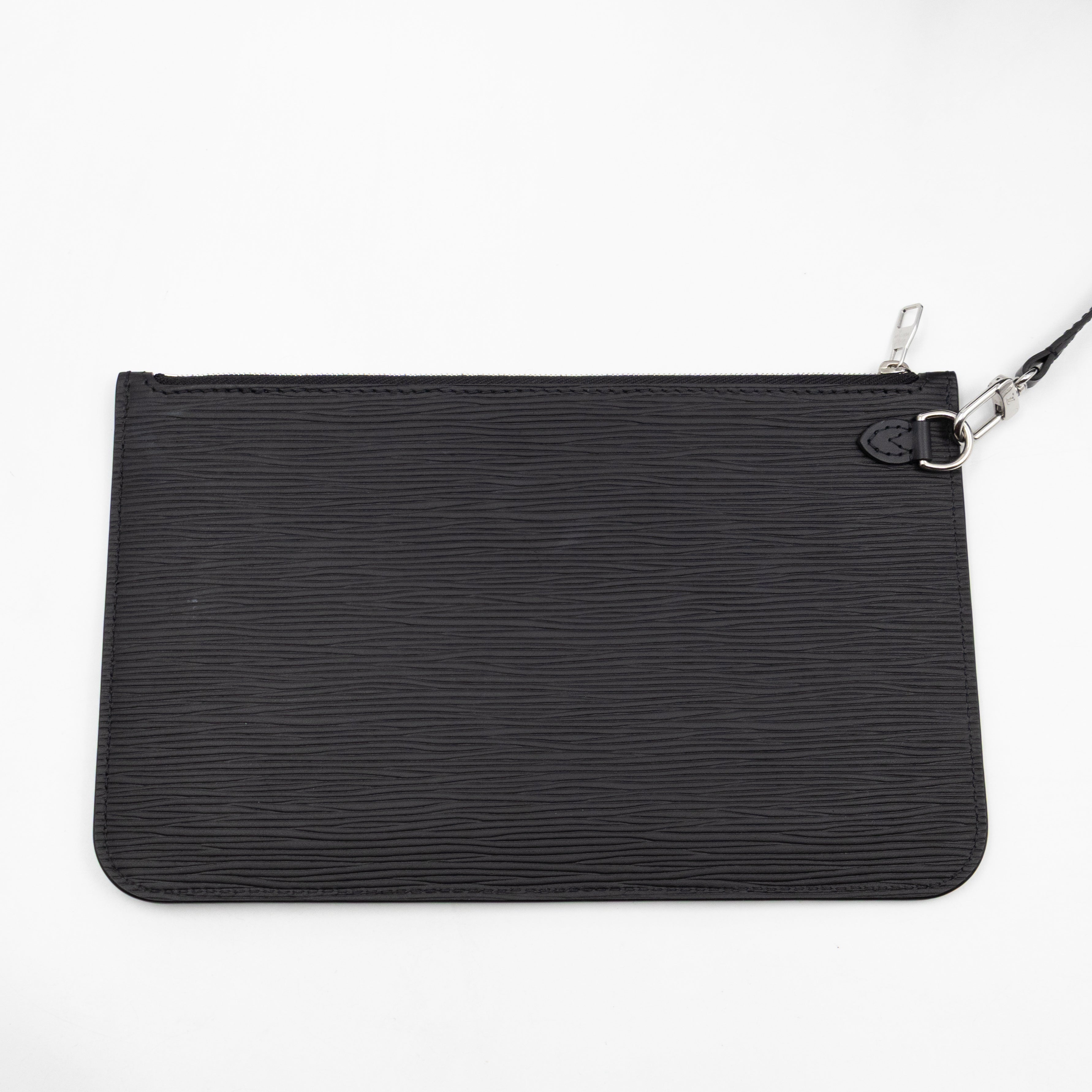 Neverfull MM Black Epi Leather with Pochette