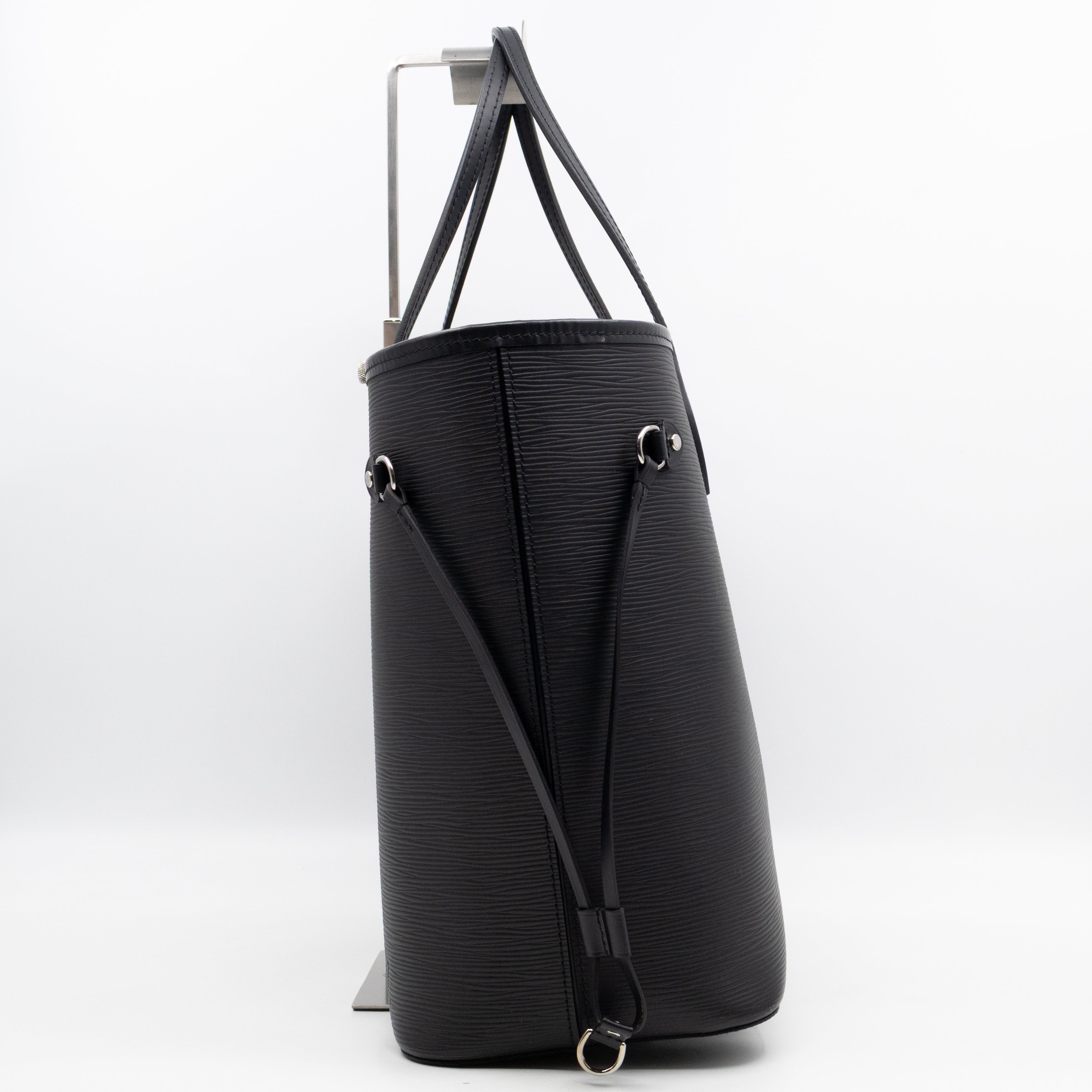 Neverfull MM Black Epi Leather with Pochette