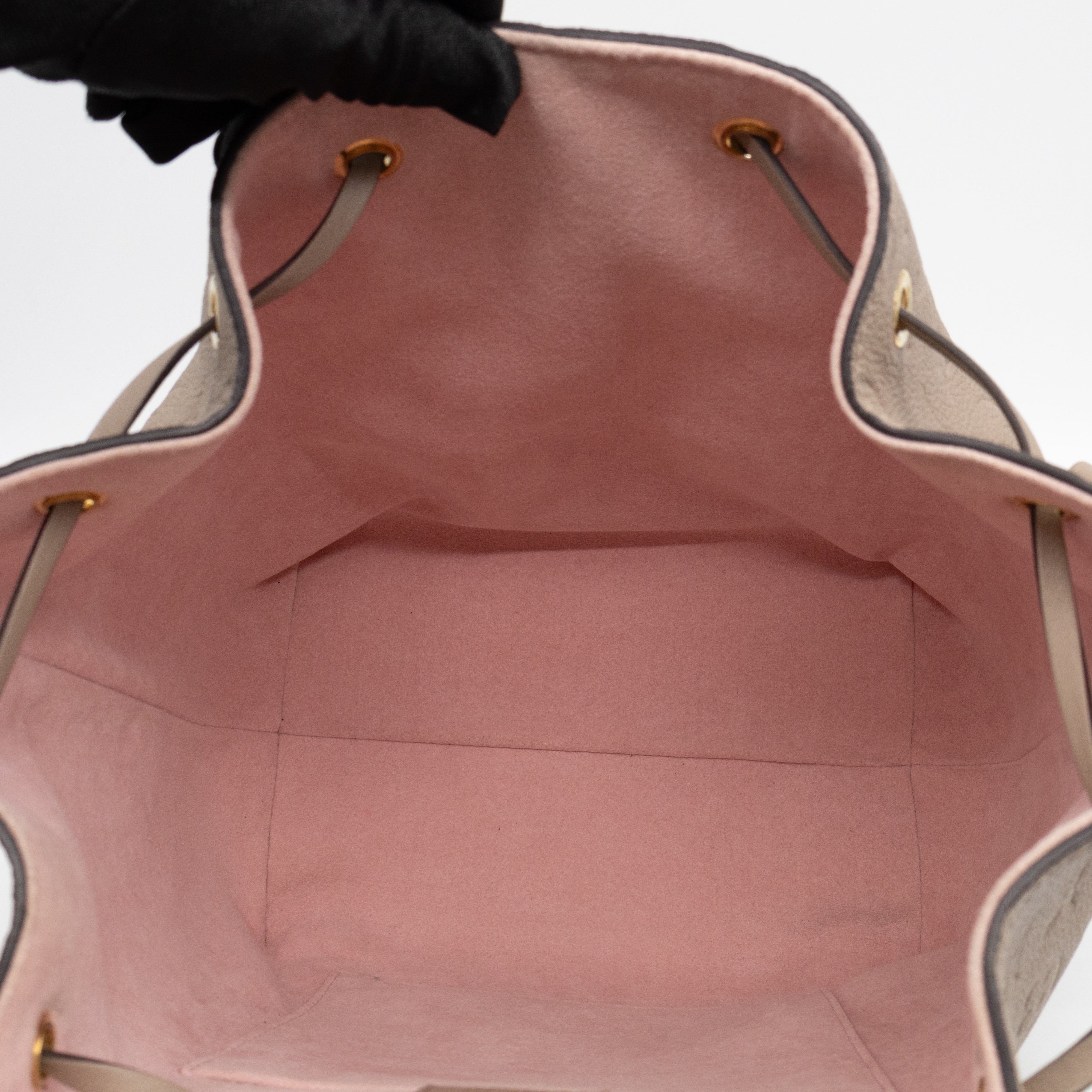 Montsouris PM Backpack Tourterelle Monogram Empreinte