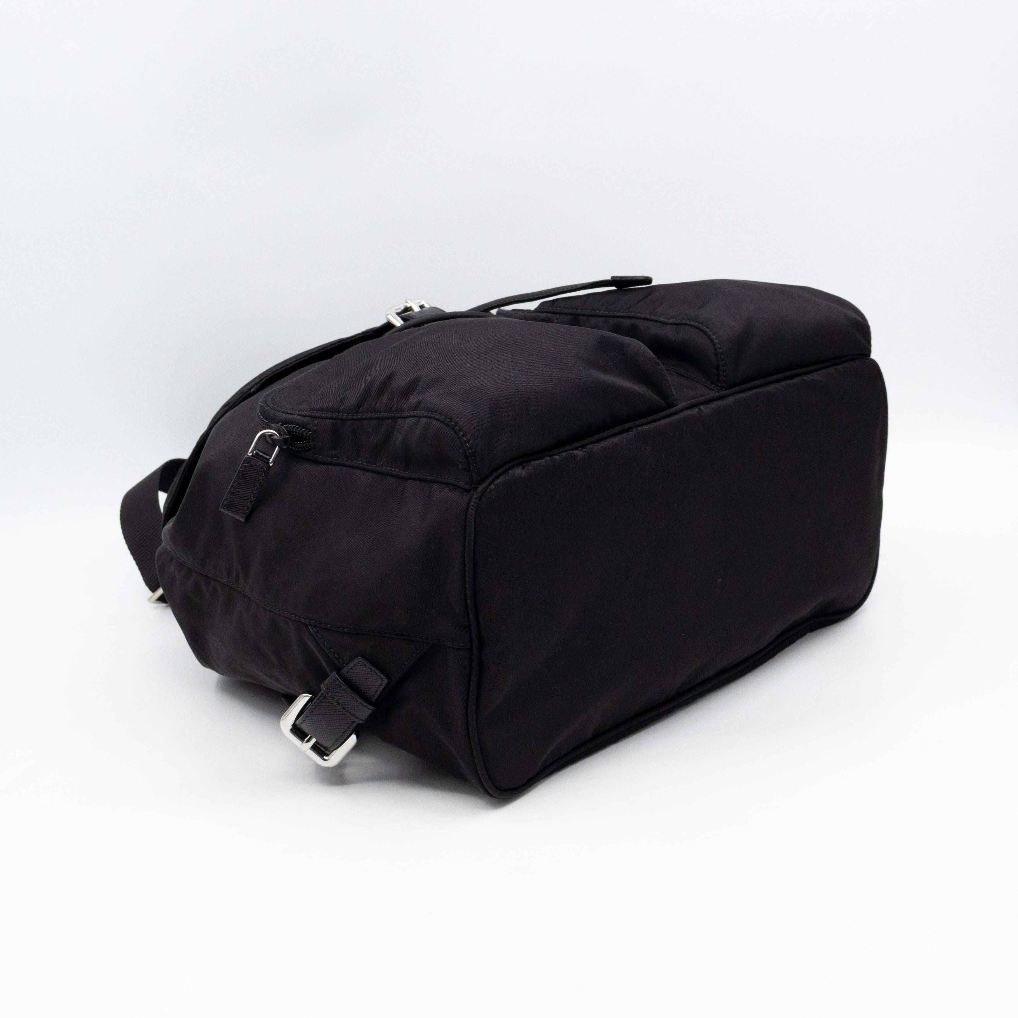 Tessuto Nylon Black Backpack