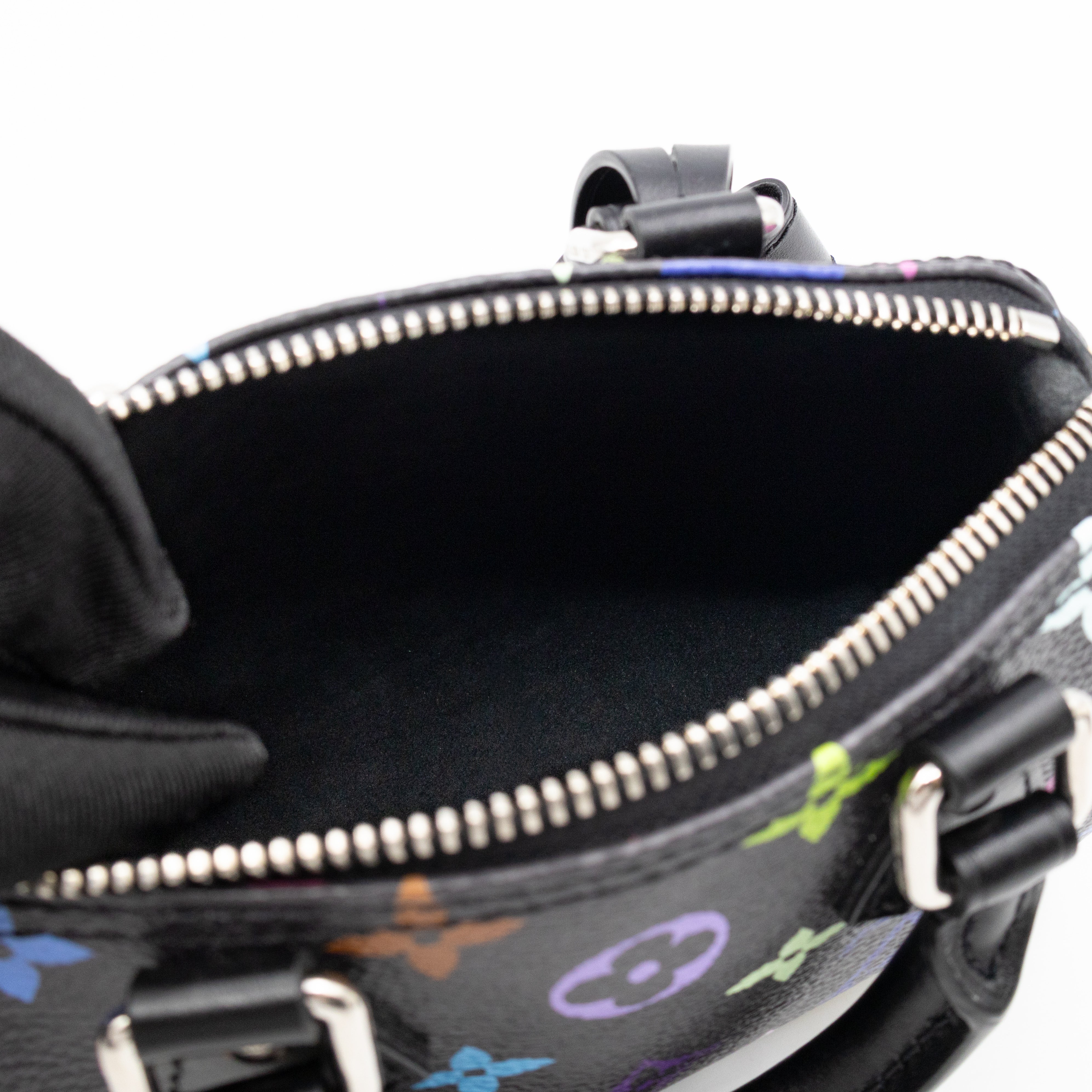 Nano Speedy LV x TM Black Multicolor leather