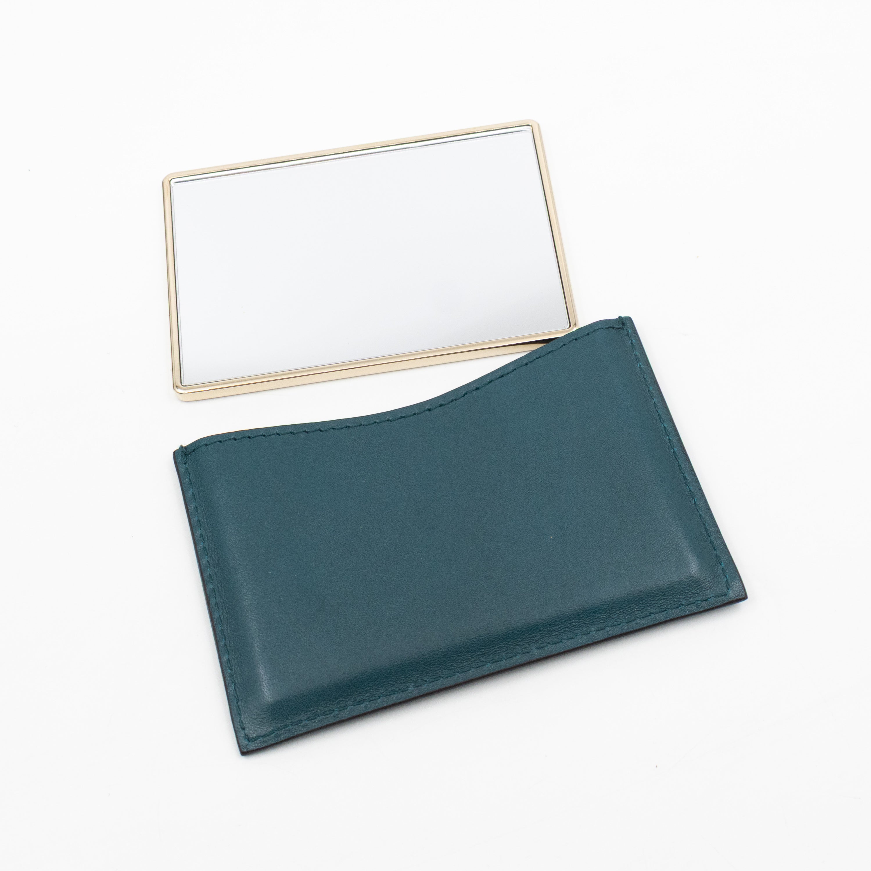 1973 Small Top Handle Bag Blue Nubuck