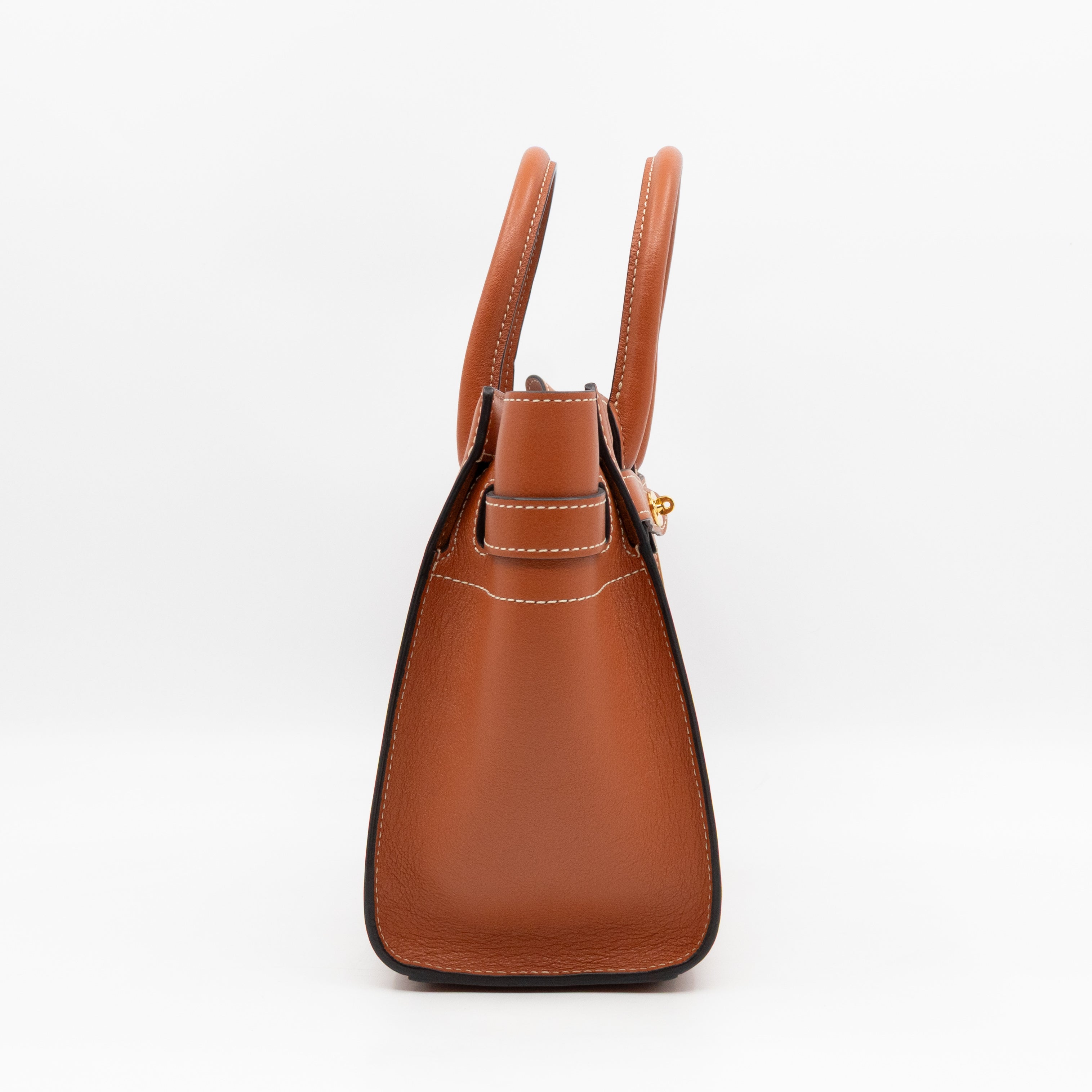Mini Zipped Bayswater Brown Leather
