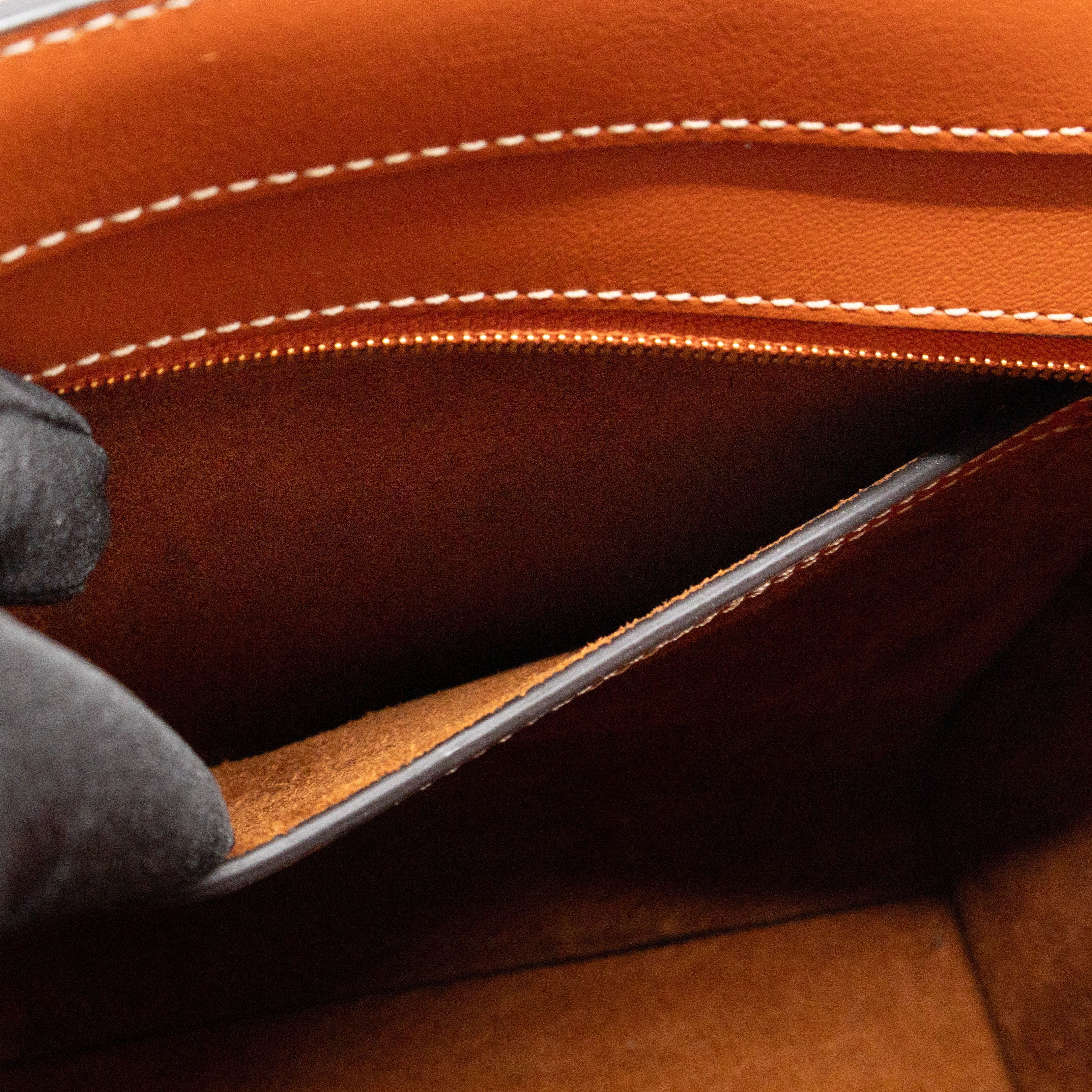 Mini Zipped Bayswater Brown Leather