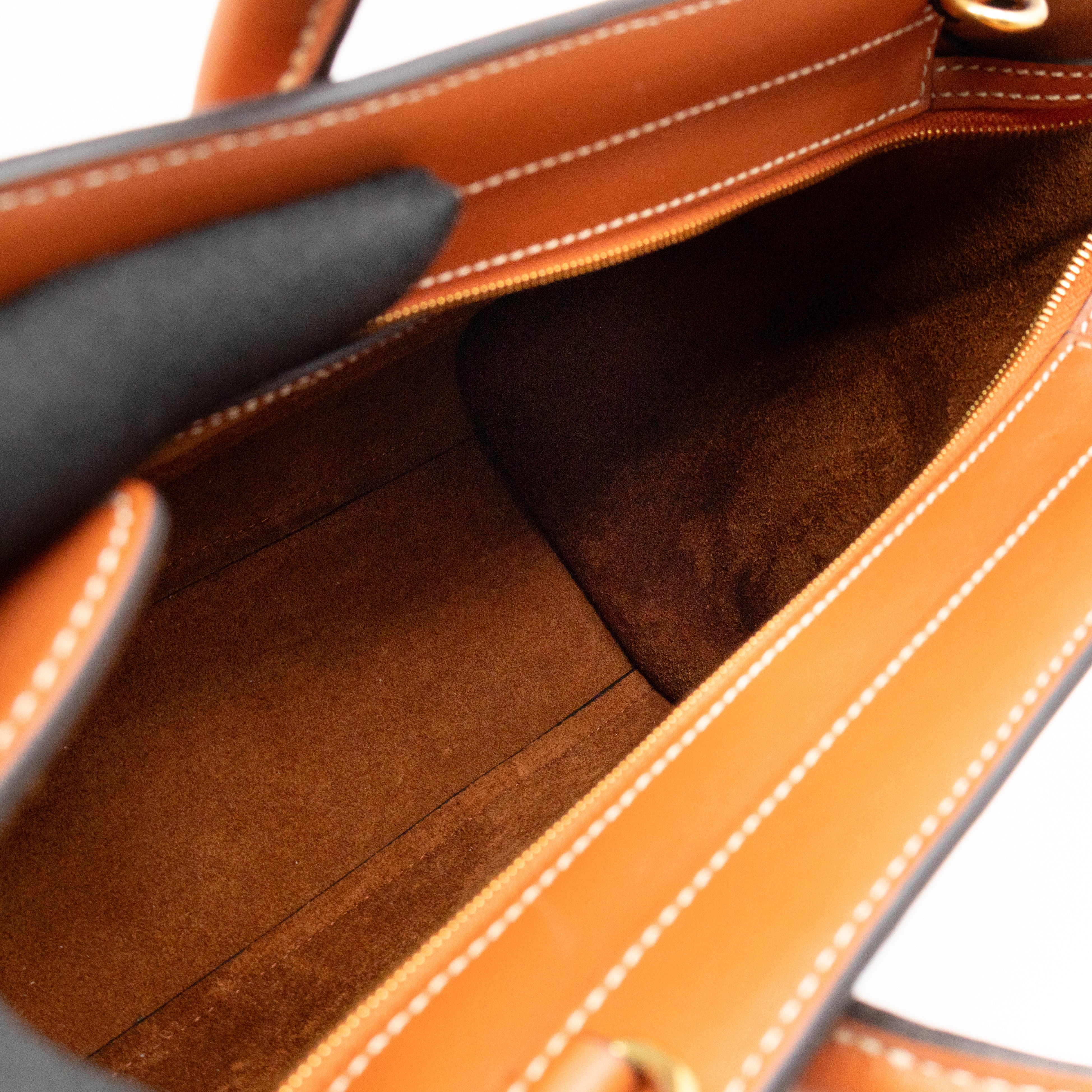 Mini Zipped Bayswater Brown Leather
