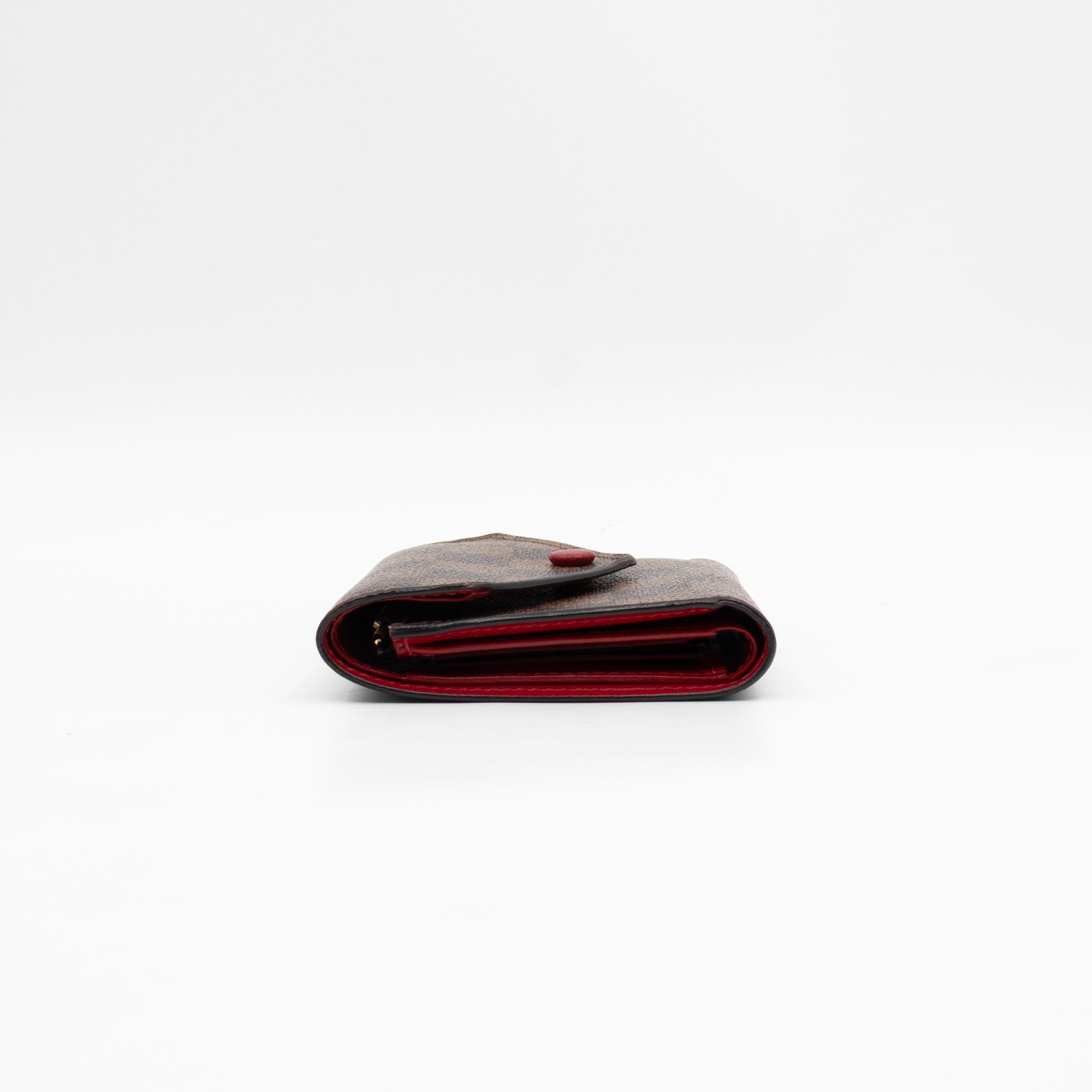 Victorine Wallet Damier Ebene Fuchsia