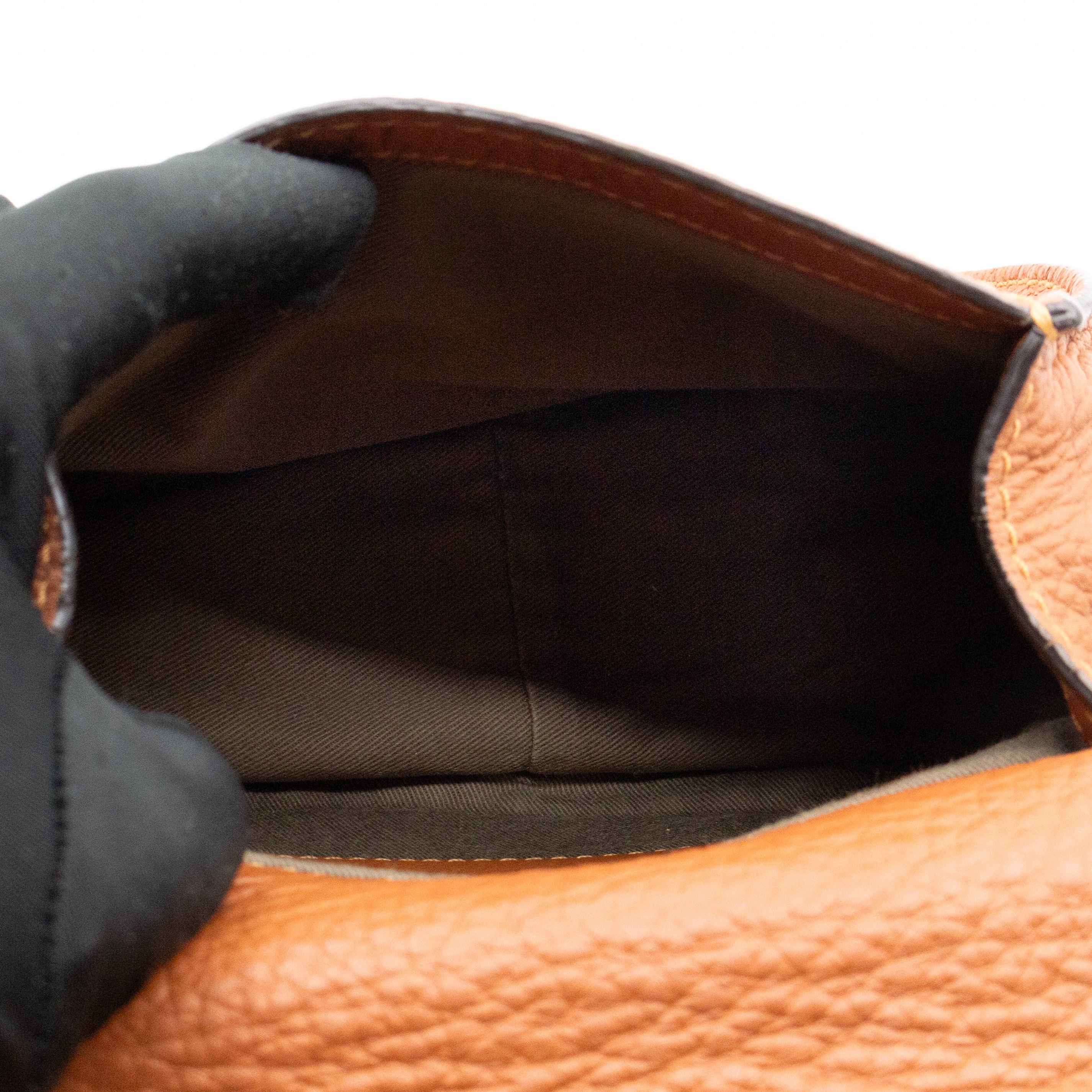 Marcie Mini Crossbody Bag Brown Leather