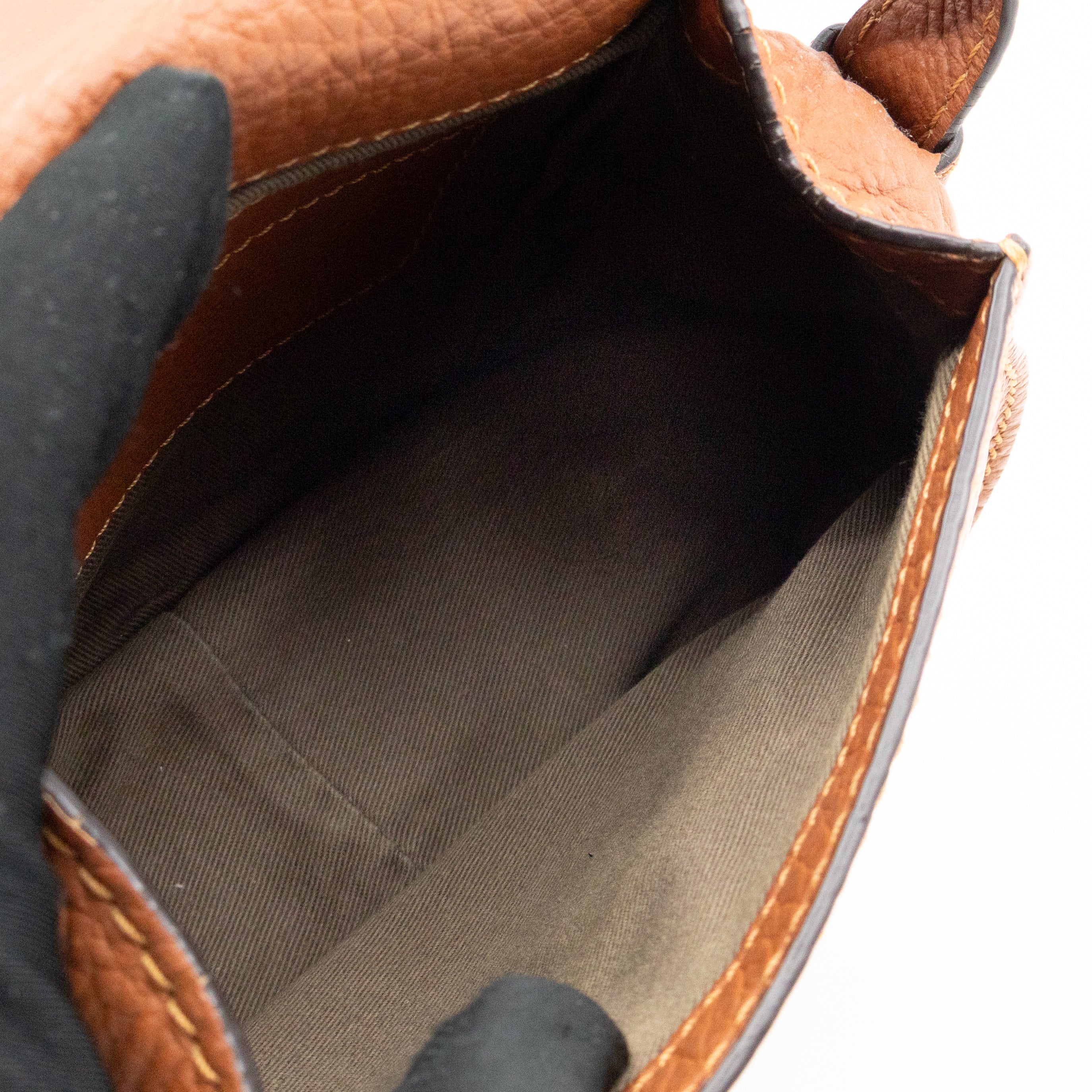 Marcie Mini Crossbody Bag Brown Leather
