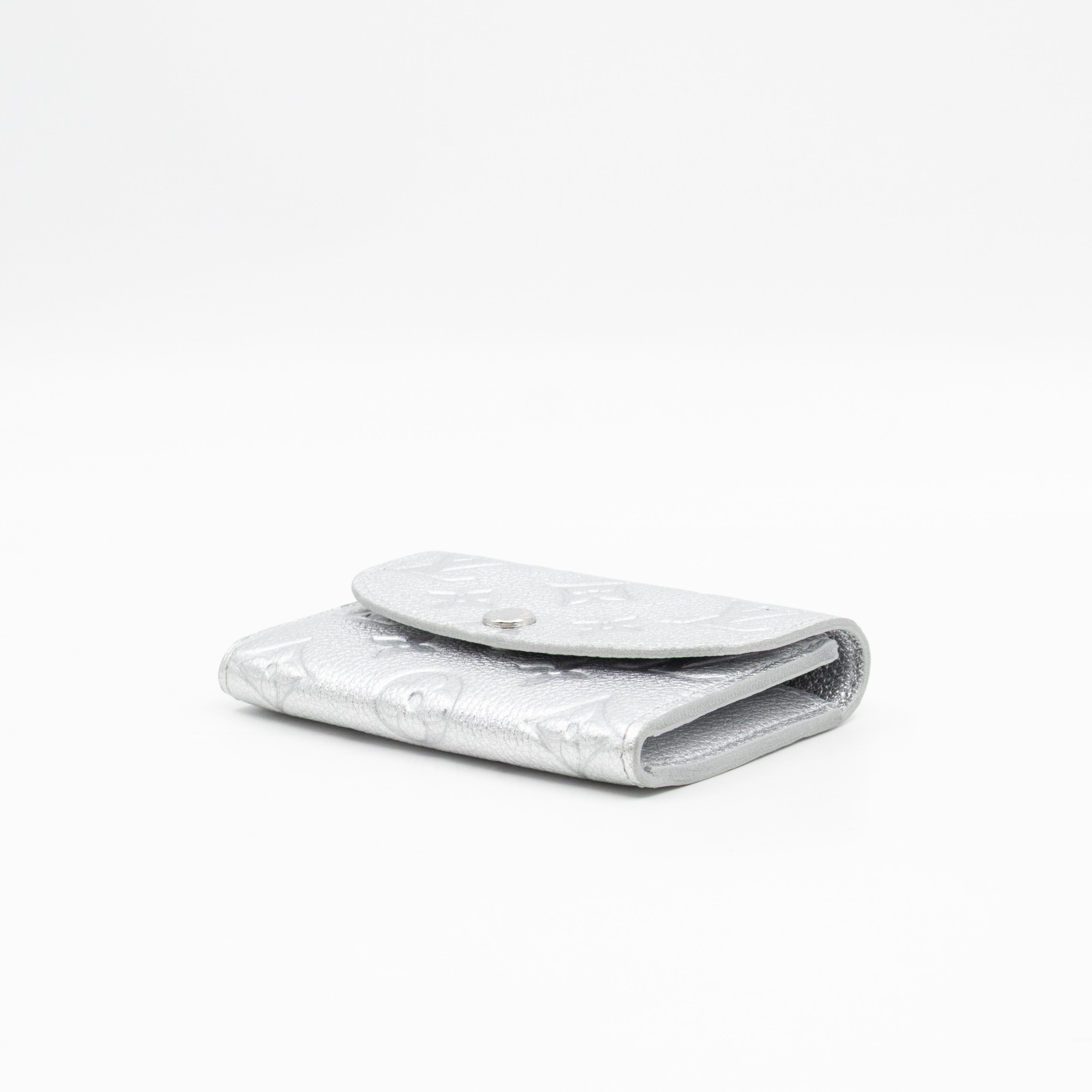 Rosalie Coin Purse Silver Monogram Empreinte