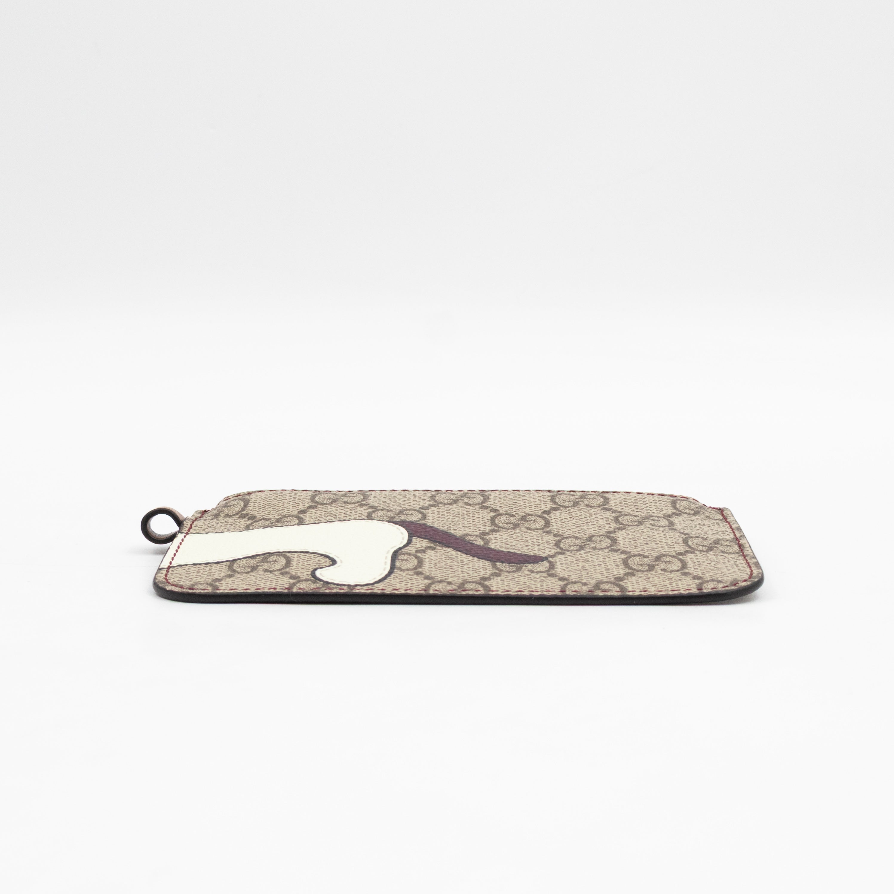 Multifunction Lanyard With Dog Print GG Supreme Brown