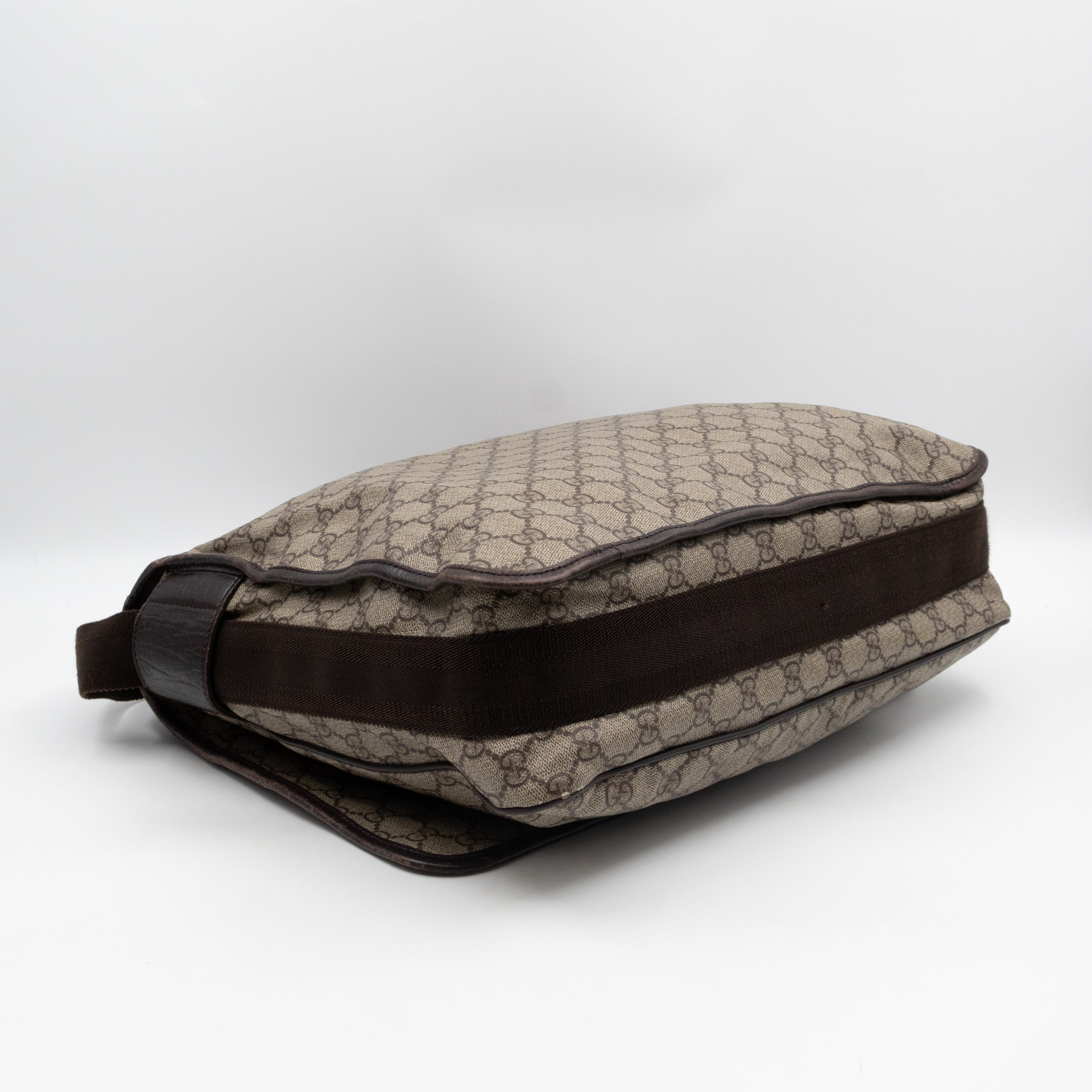 Messenger Shoulder Bag Brown GG Canvas