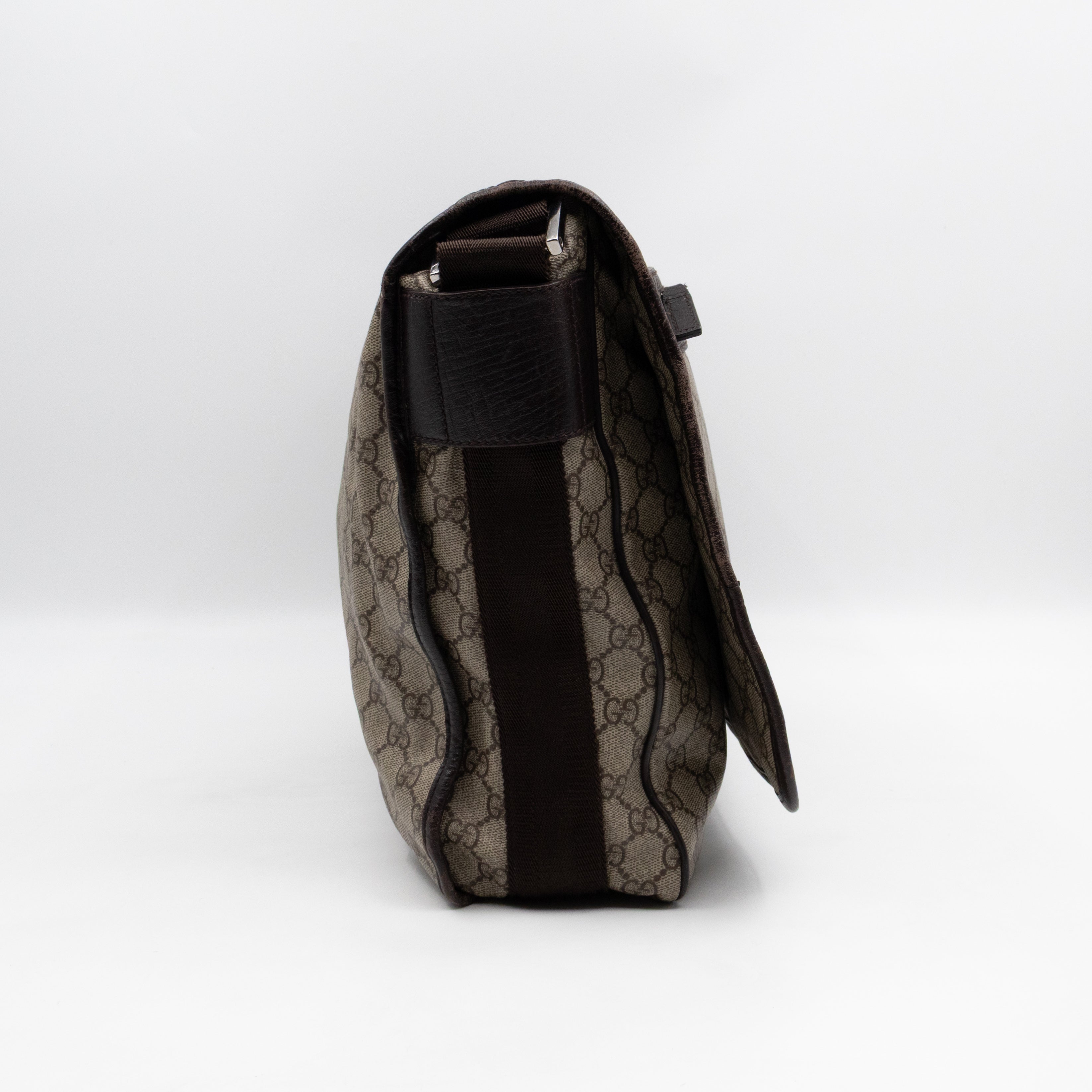 Messenger Shoulder Bag Brown GG Canvas