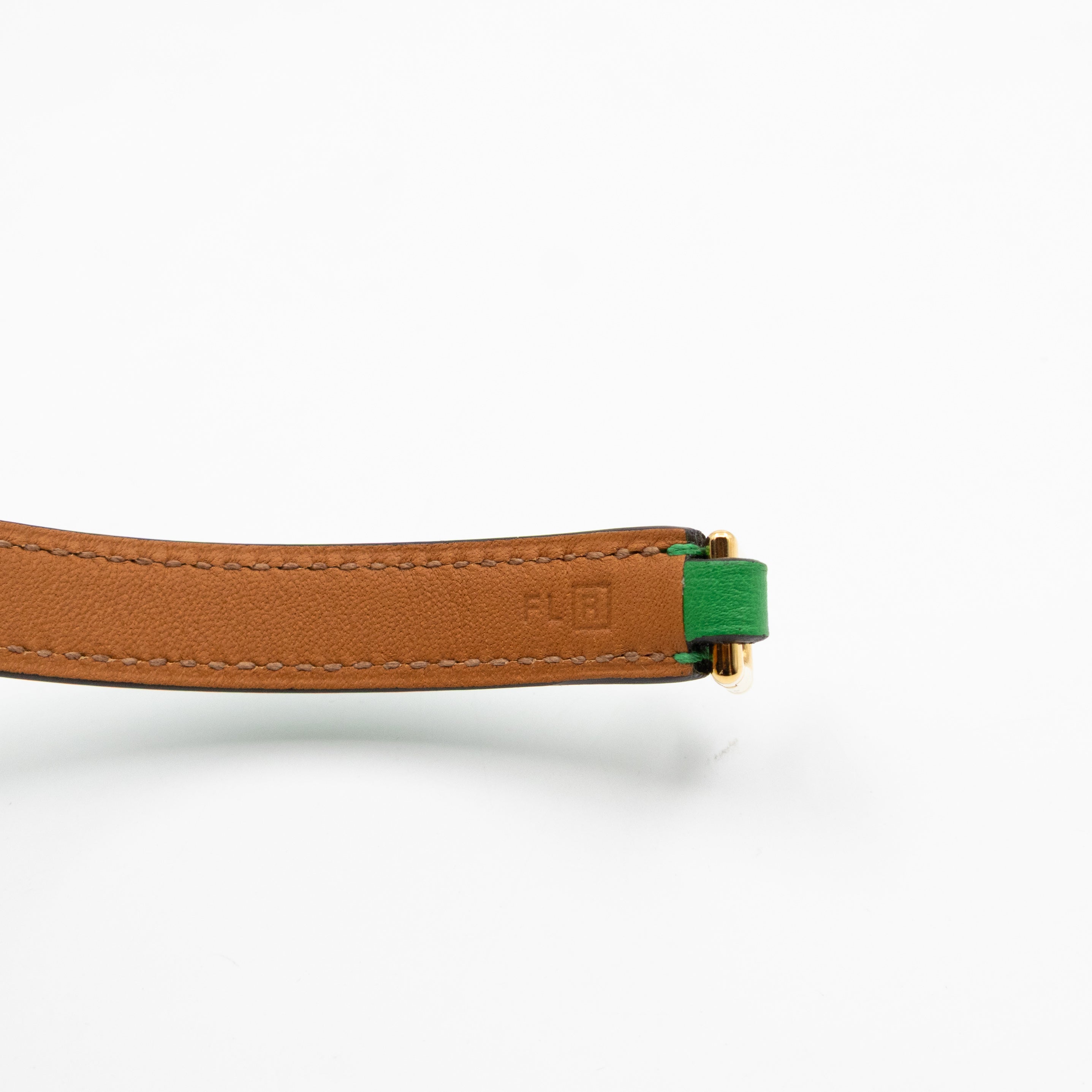 Rivale Double Tour Bracelet Green Leather