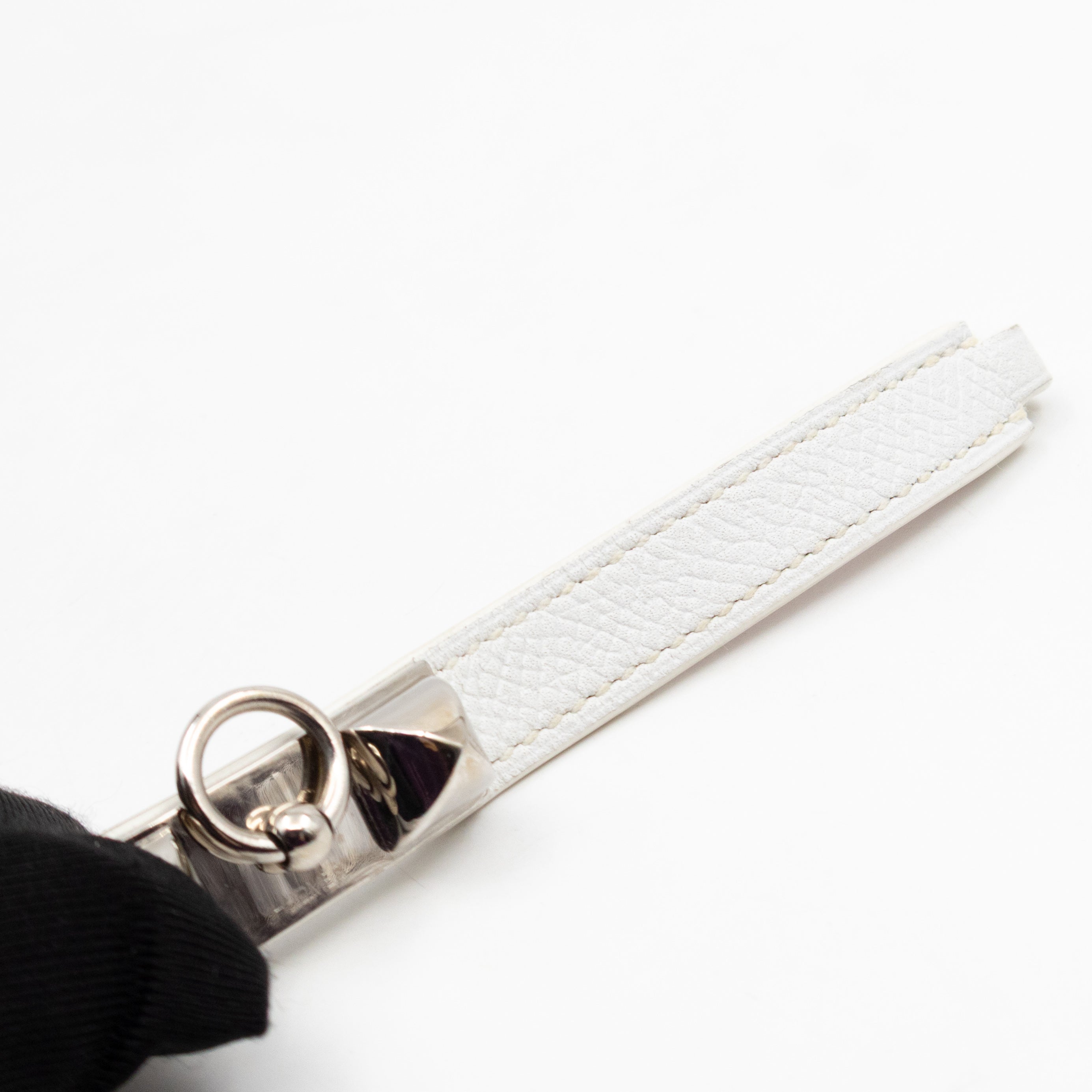 Rivale Double Tour Bracelet White Leather