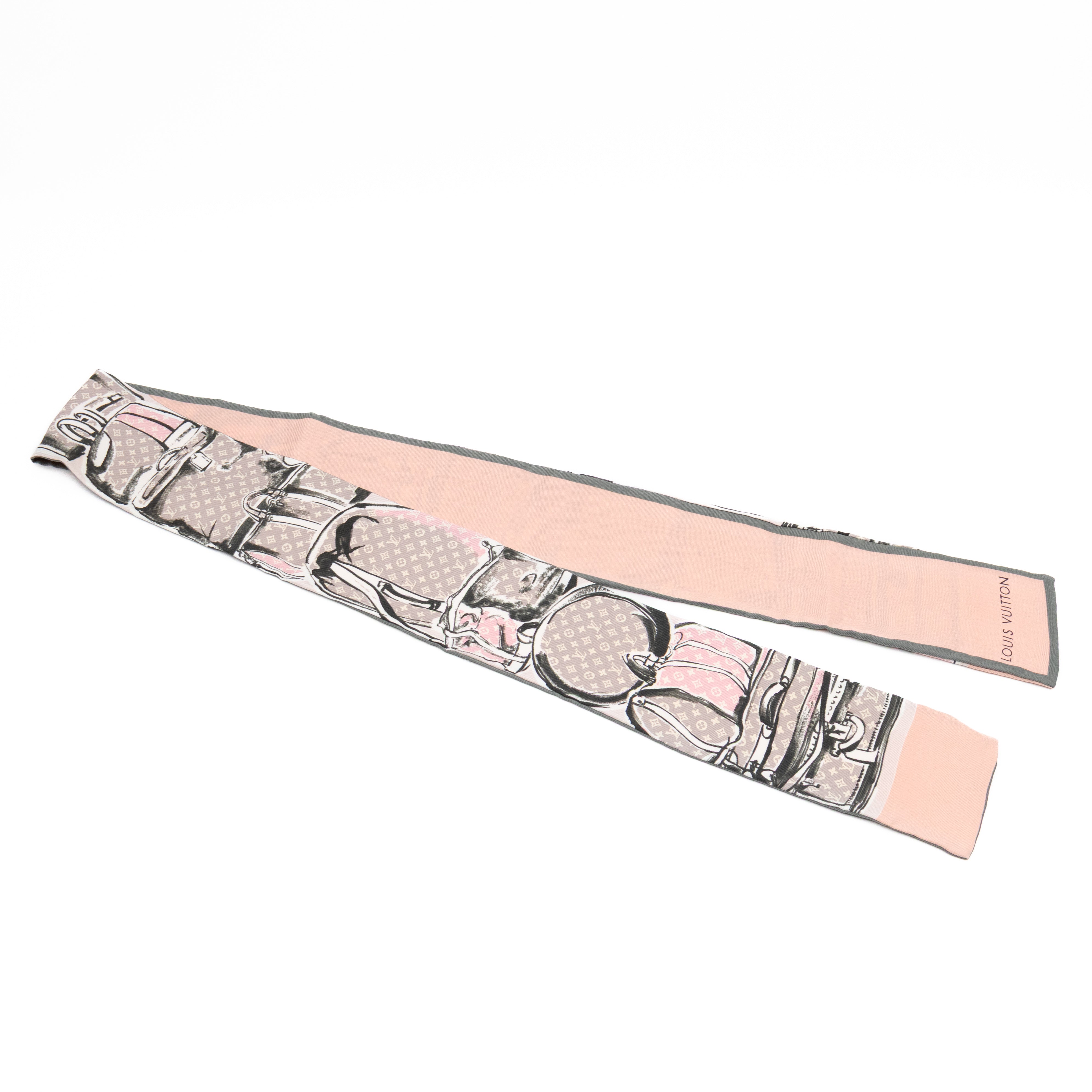 Trunks Bandeau Rose Poudre Silk Scarf