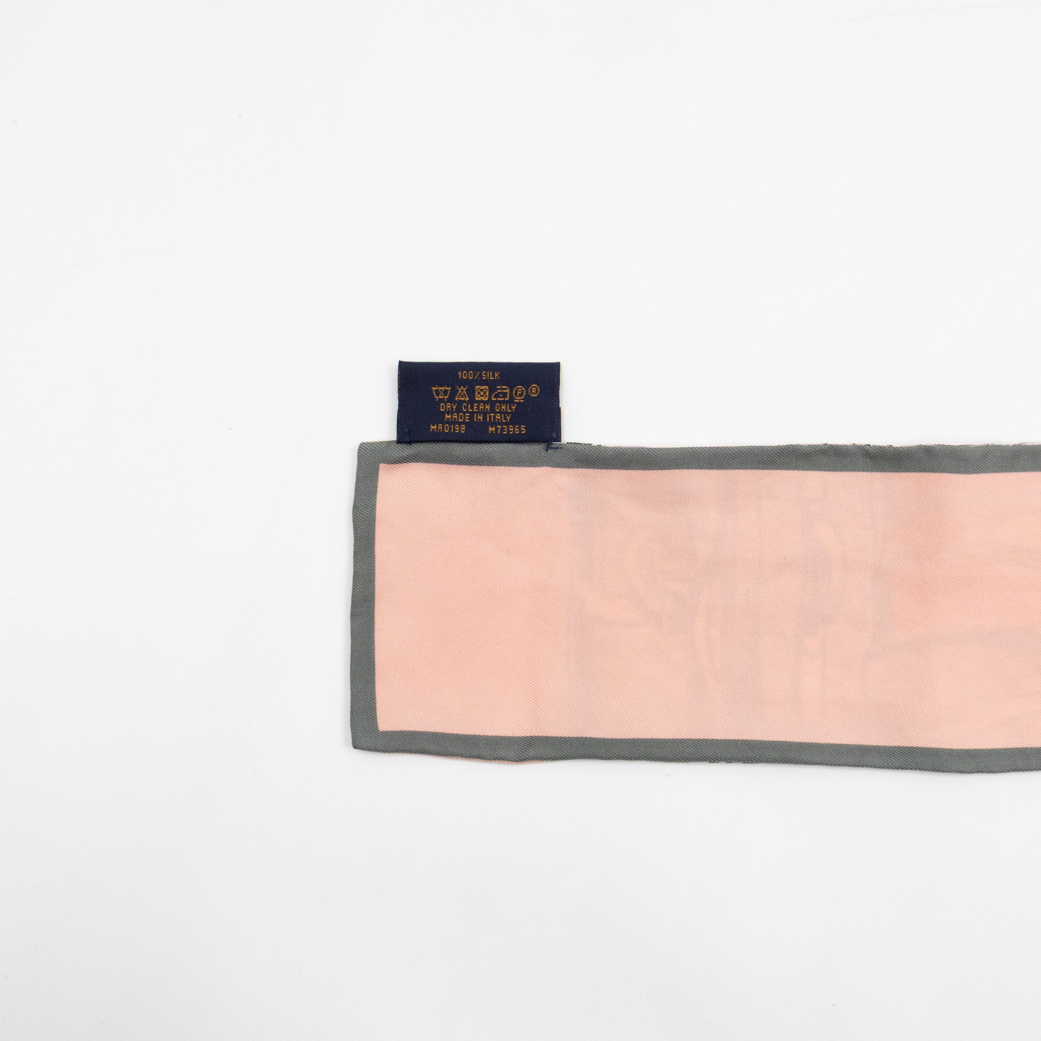 Trunks Bandeau Rose Poudre Silk Scarf