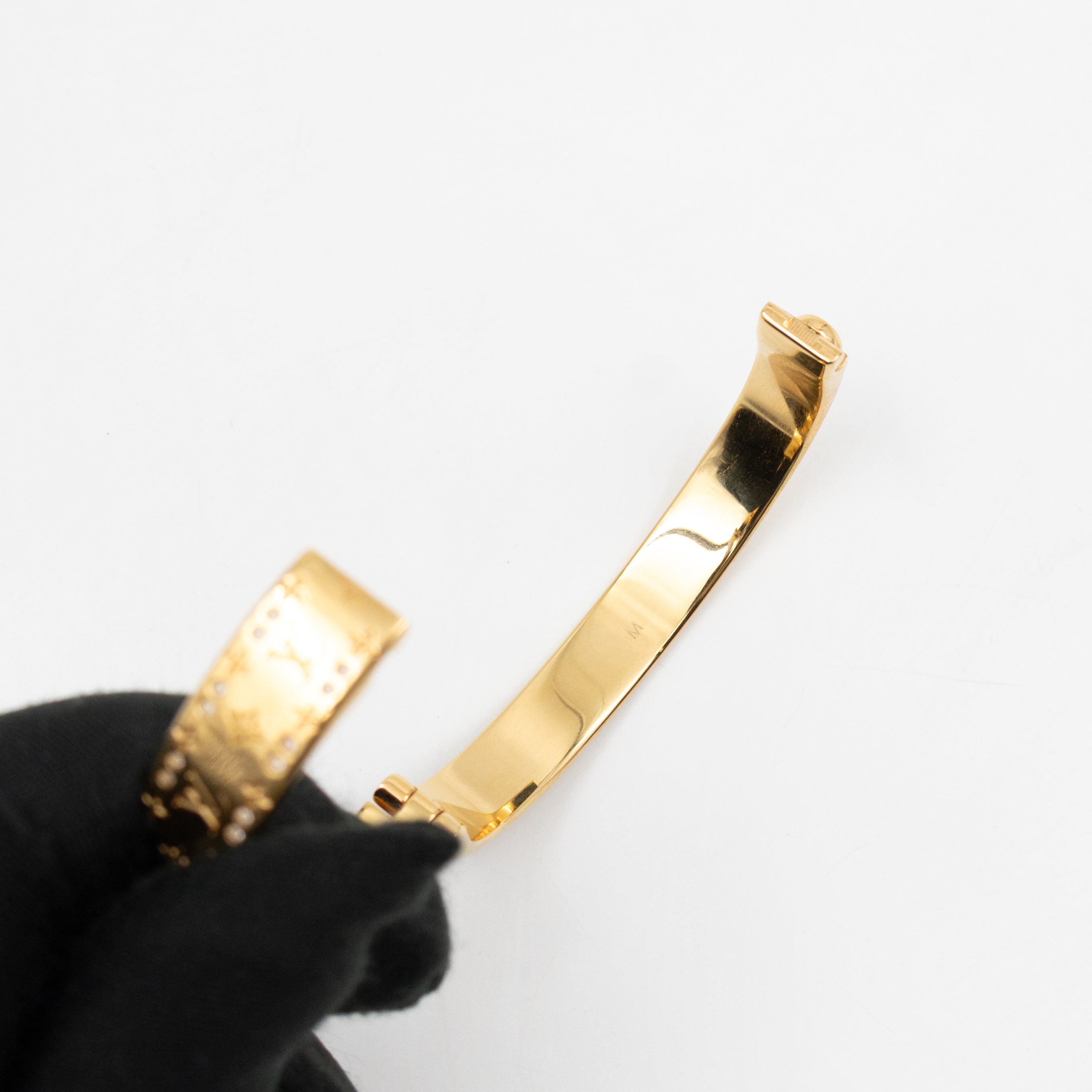 Nanogram Cuff Bracelet M Gold