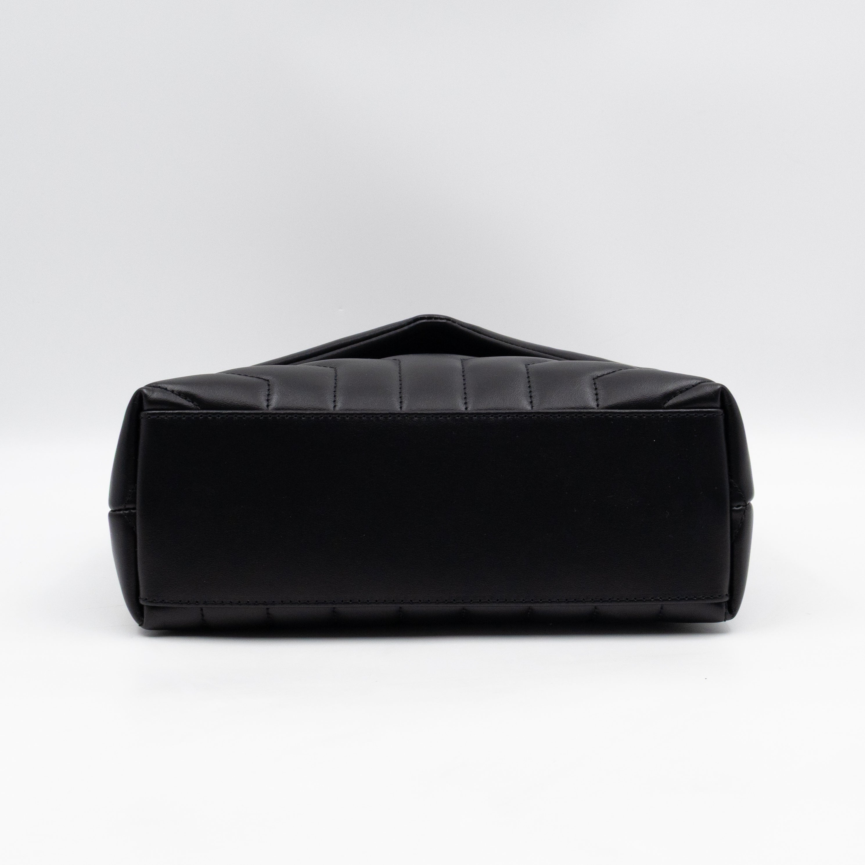 Loulou Small Black Leather