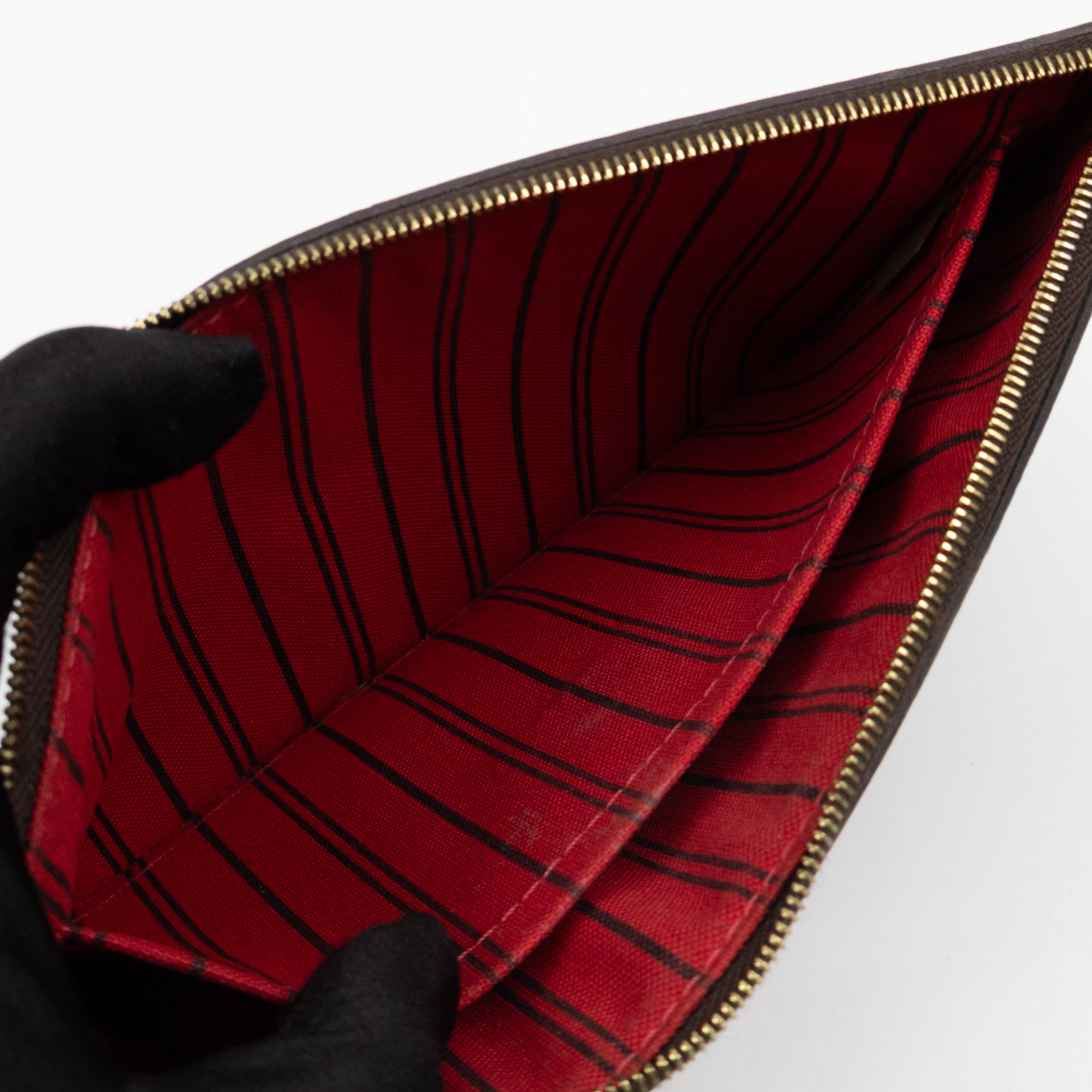 Neverfull Pochette Damier Ebene