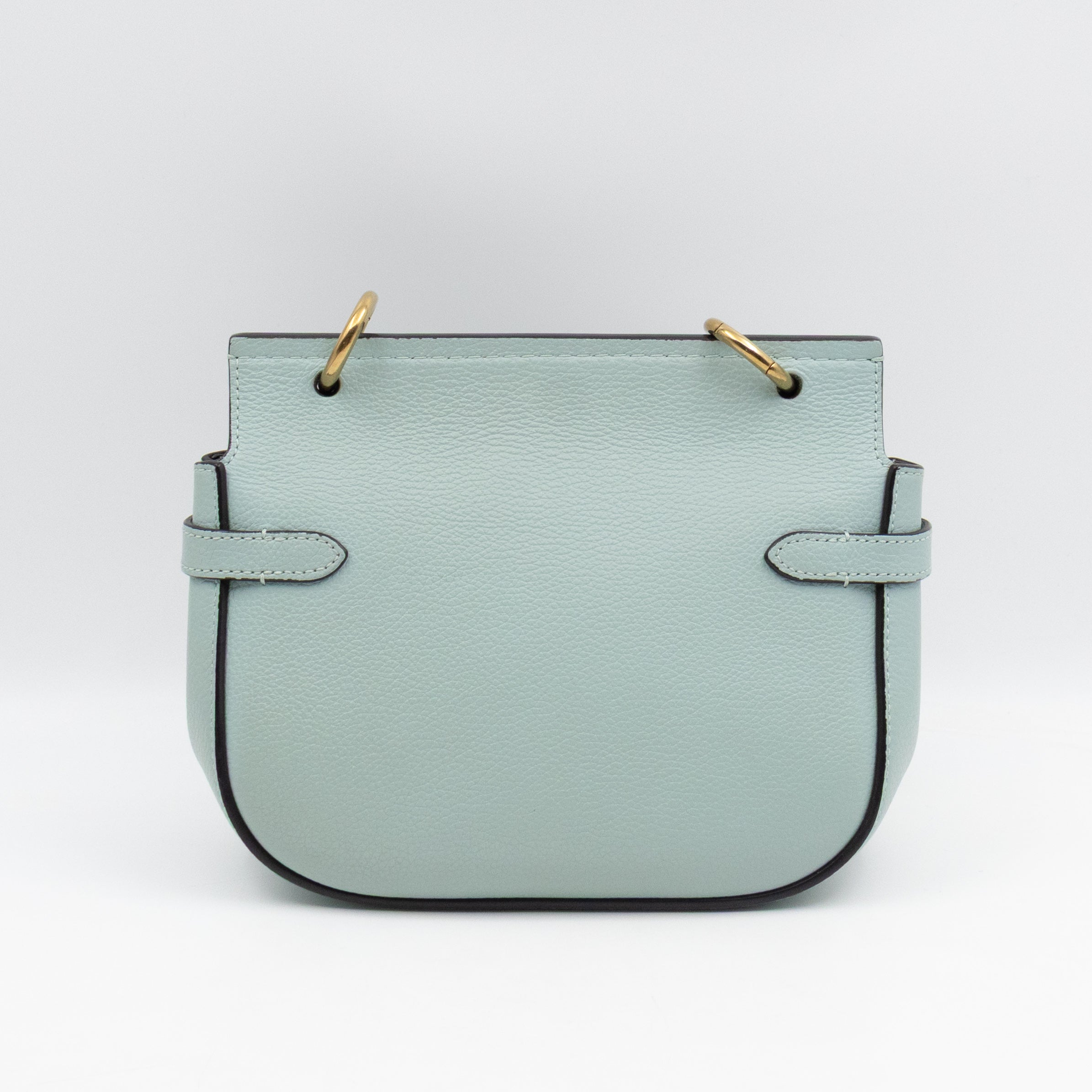 Amberley Small Satchel Light Blue Leather