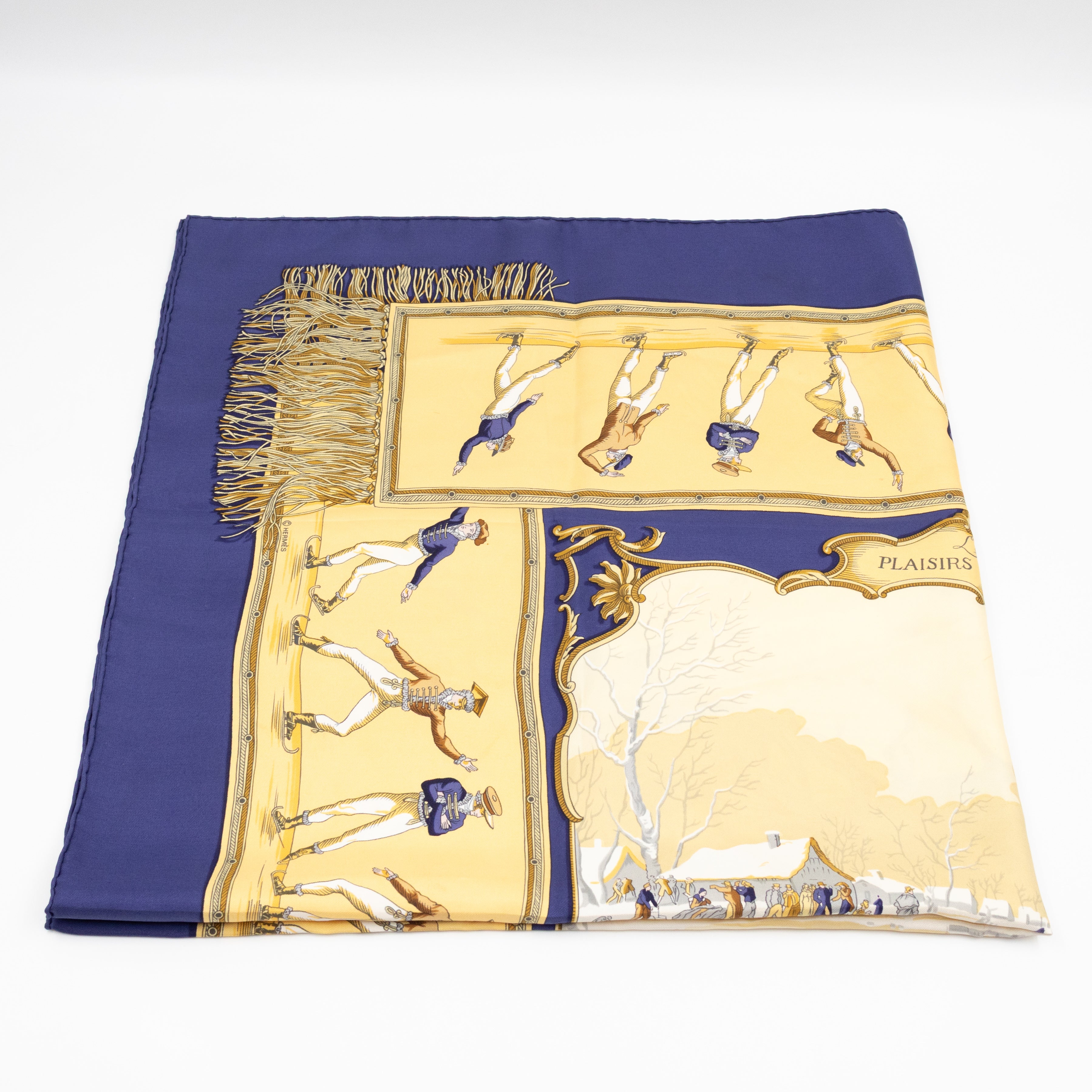 Silk Scarf 90 Plaisirs du Froid