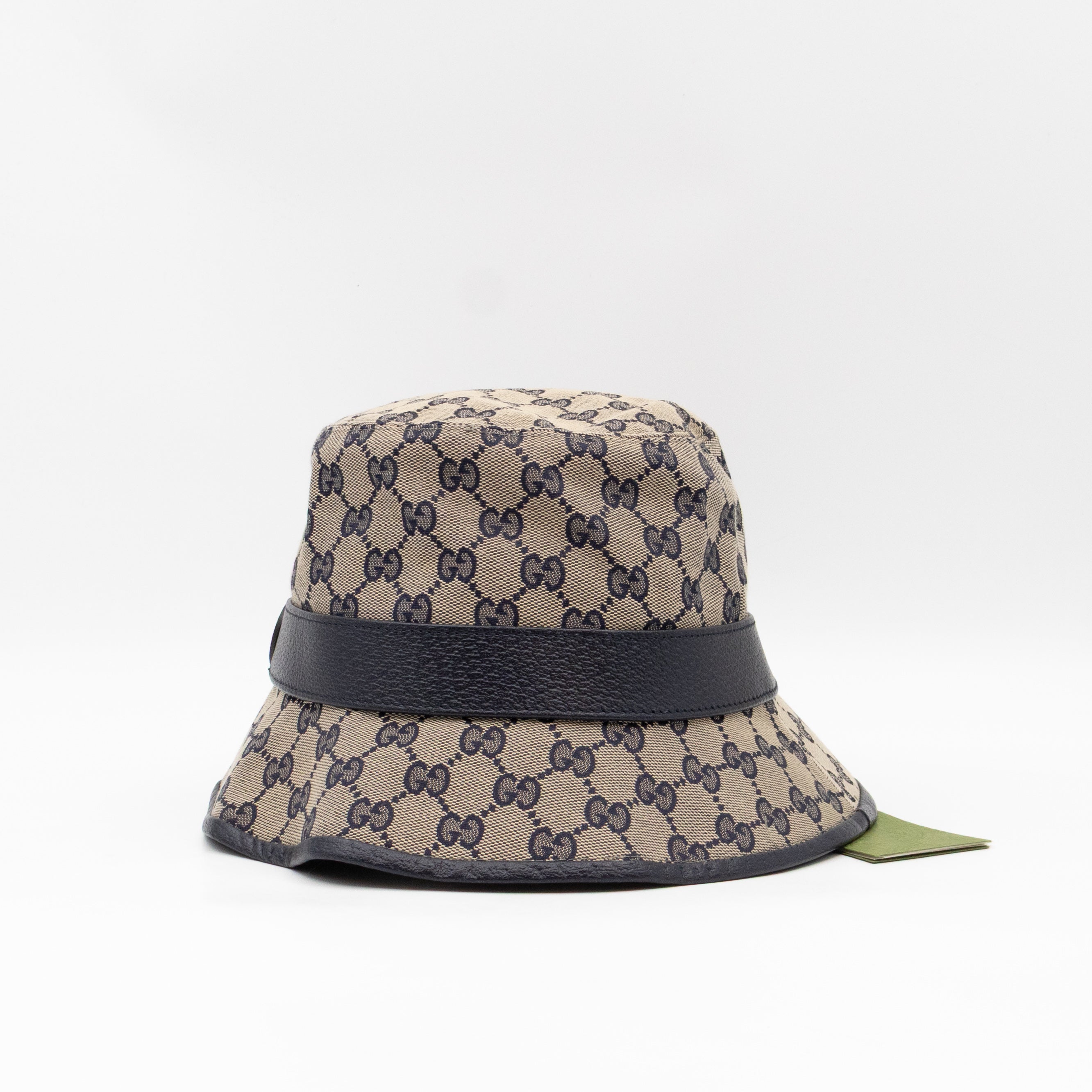 Bucket Hat GG Canvas Denim Blue