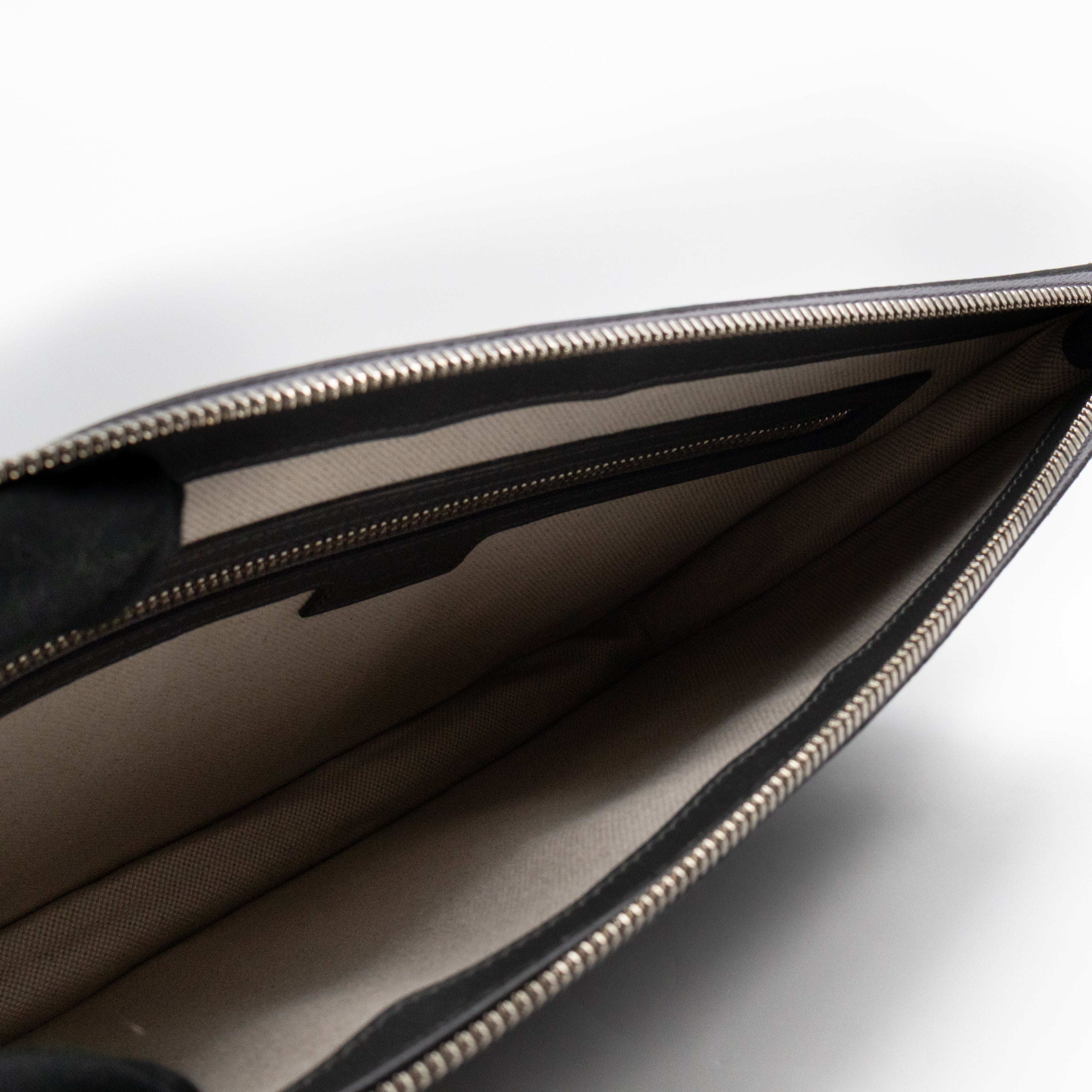 Ophidia GG Portfolio Clutch Grey GG Supreme