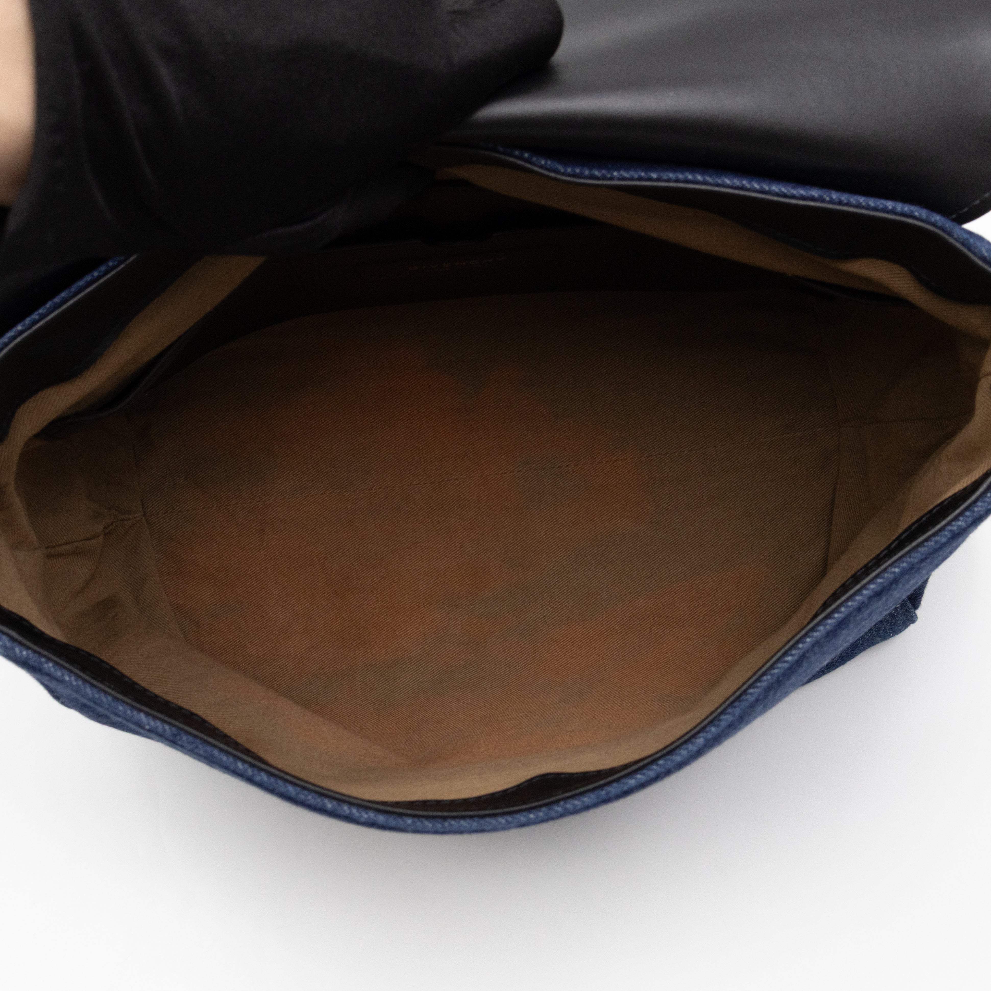 ID Medium Blue Denim Black Leather
