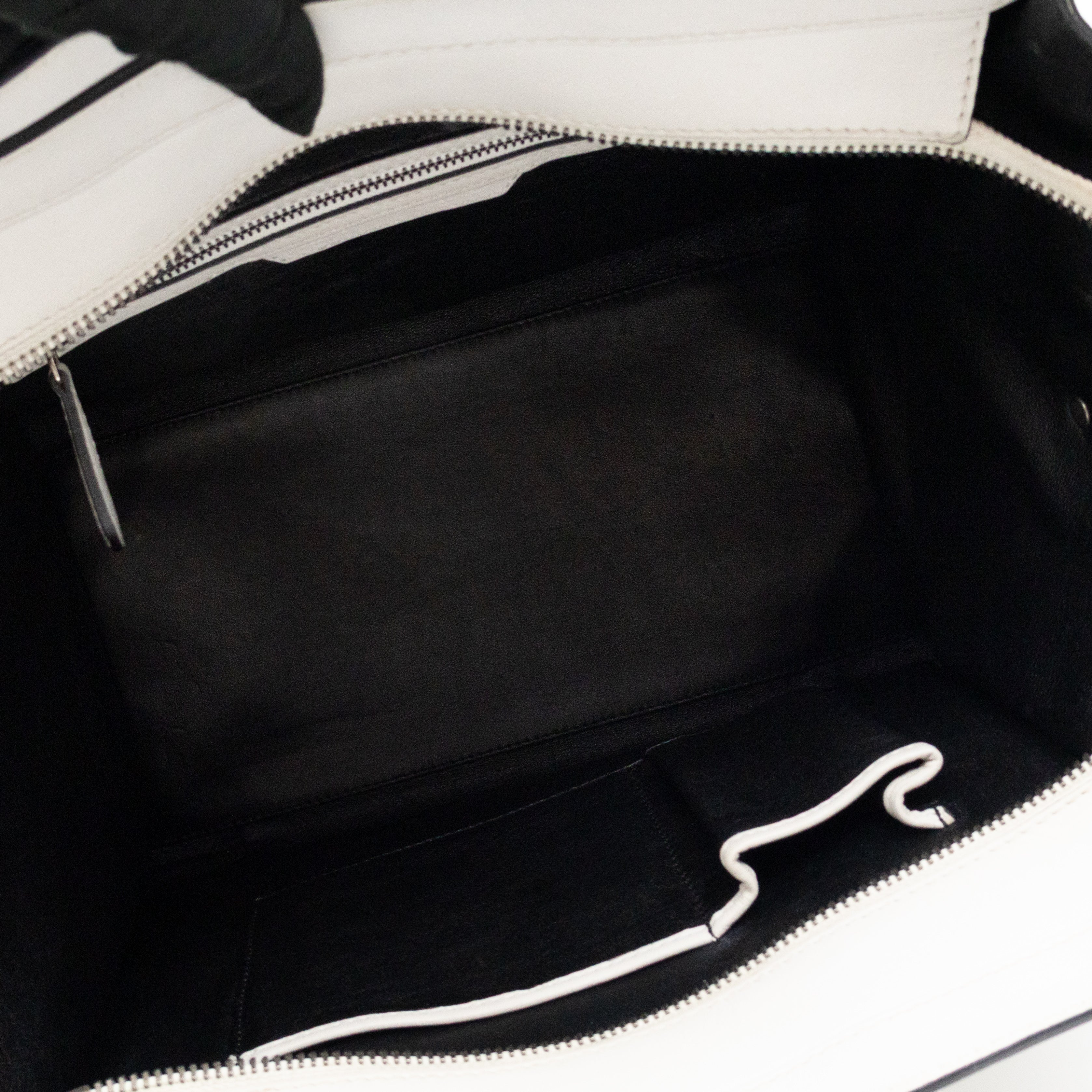 Mini Luggage White Leather