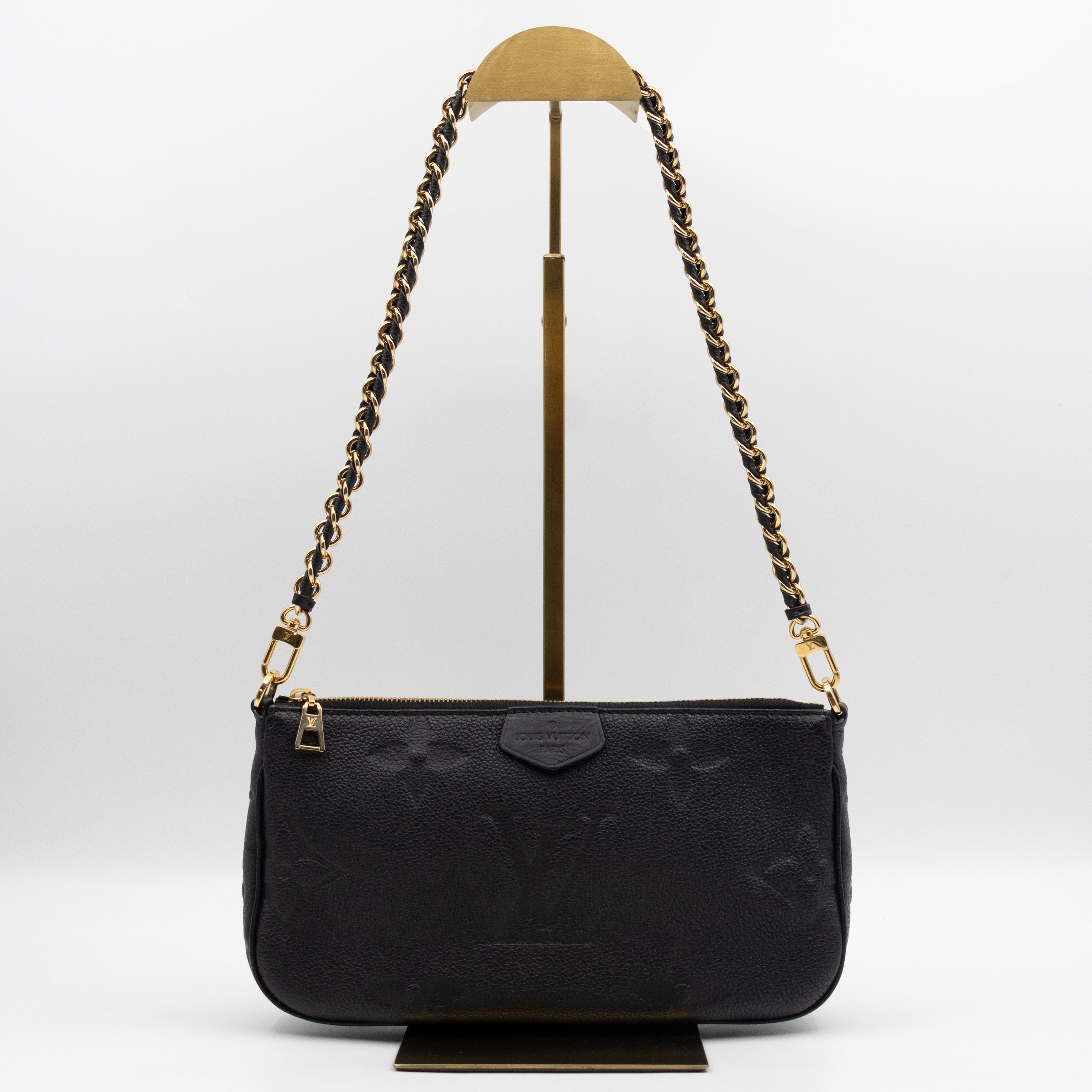 Multi Pochette Accessoires Black Monogram Empreinte