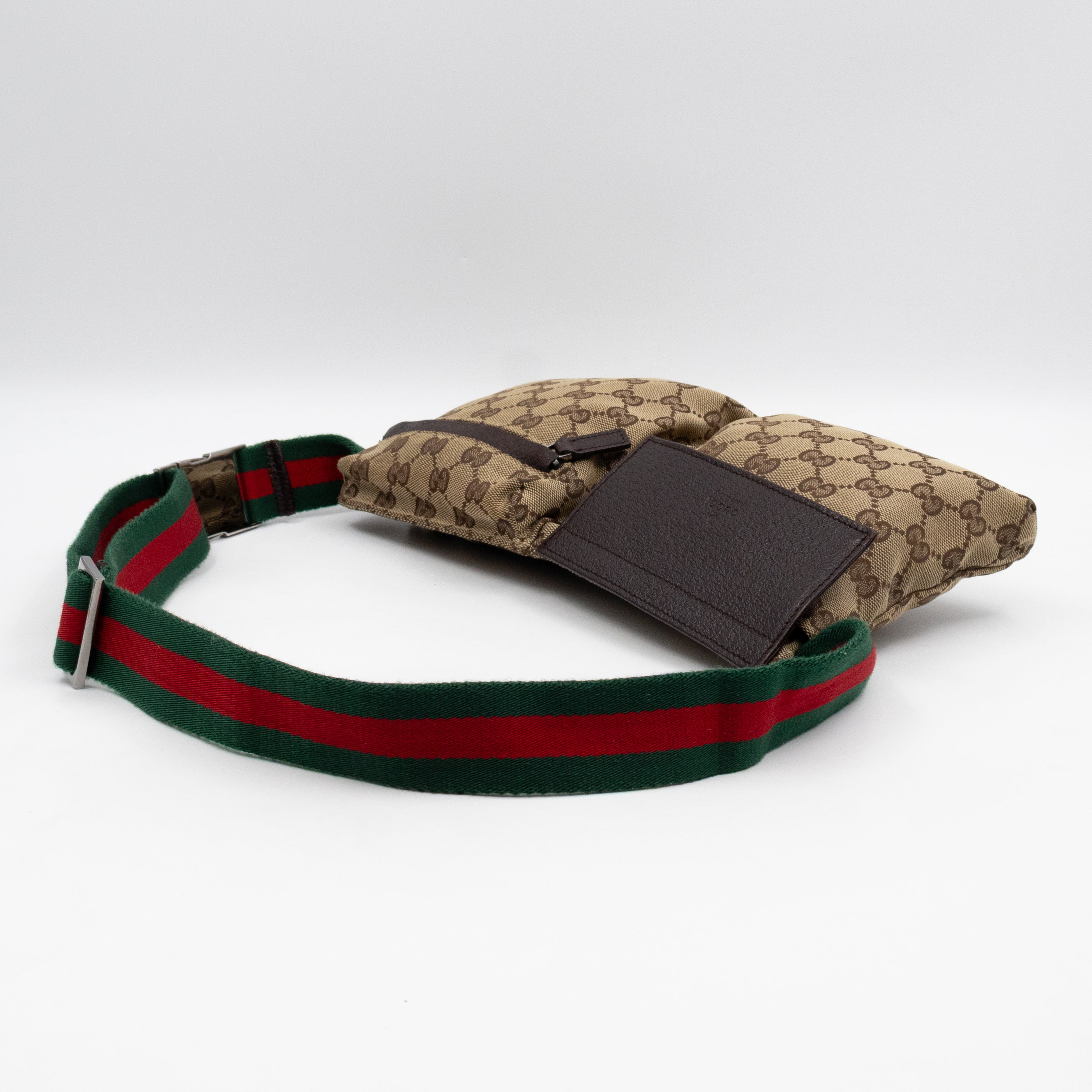 Belt Bag GG Canvas Brown Leather