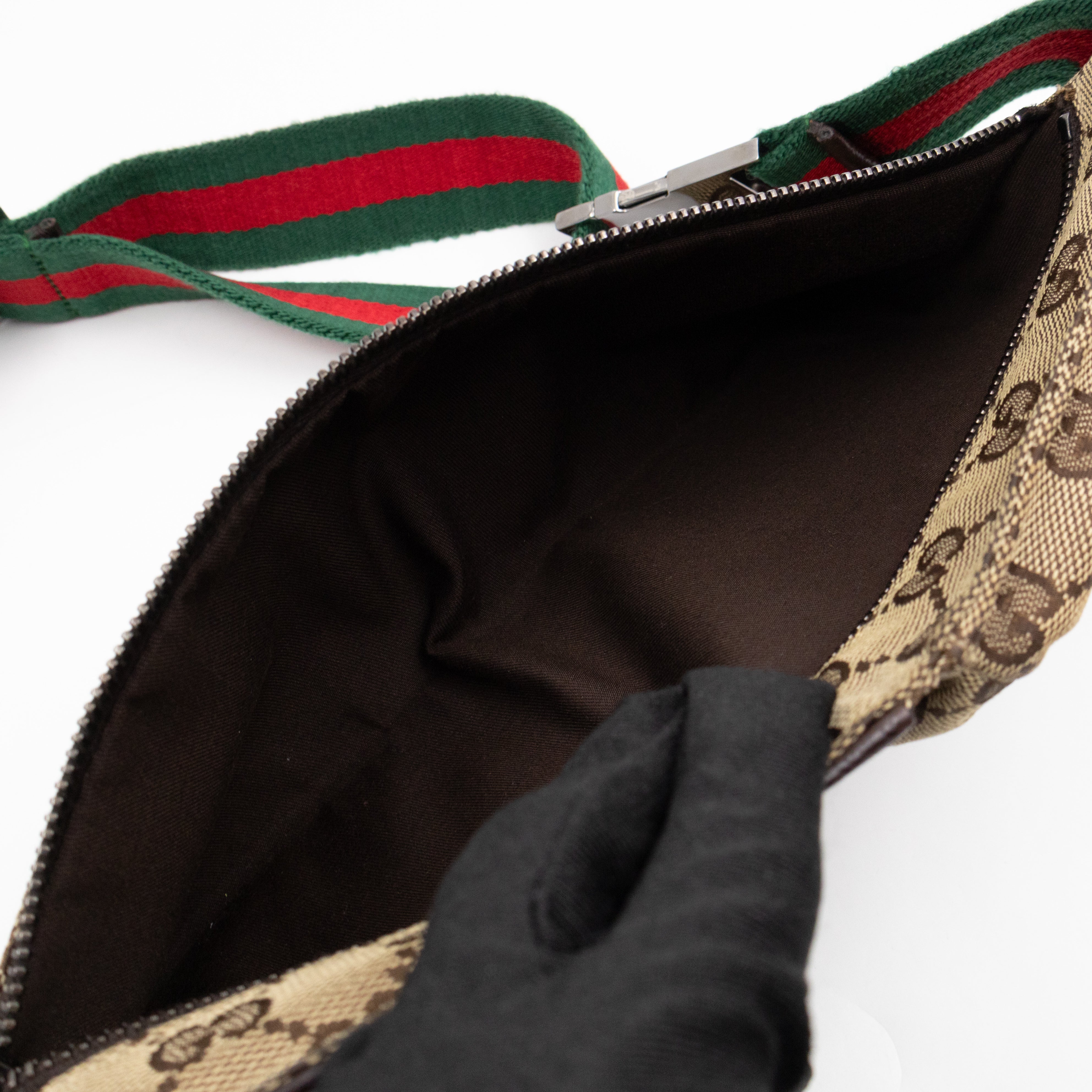 Belt Bag GG Canvas Brown Leather