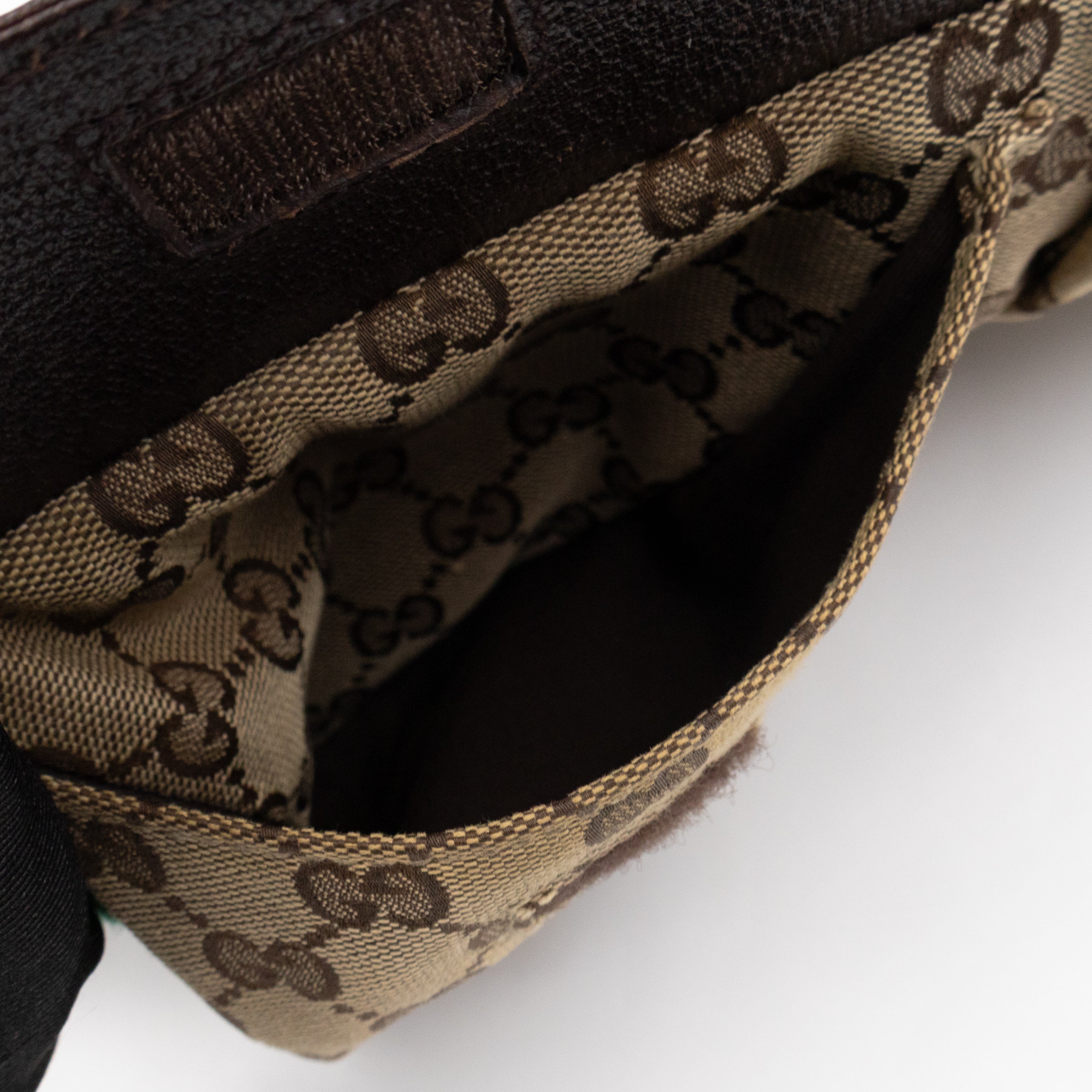Belt Bag GG Canvas Brown Leather