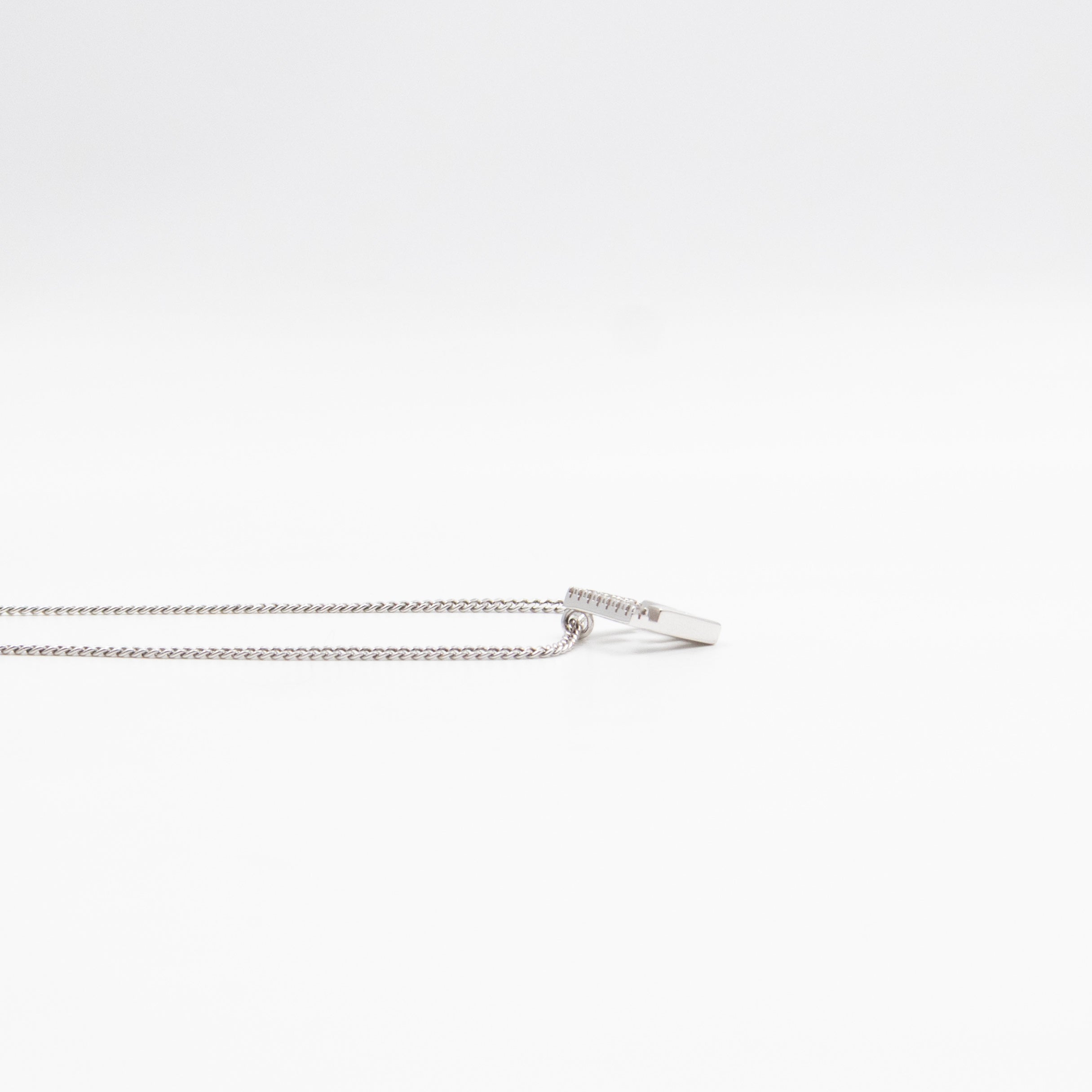Forever FF Necklace Crystals & Platinum