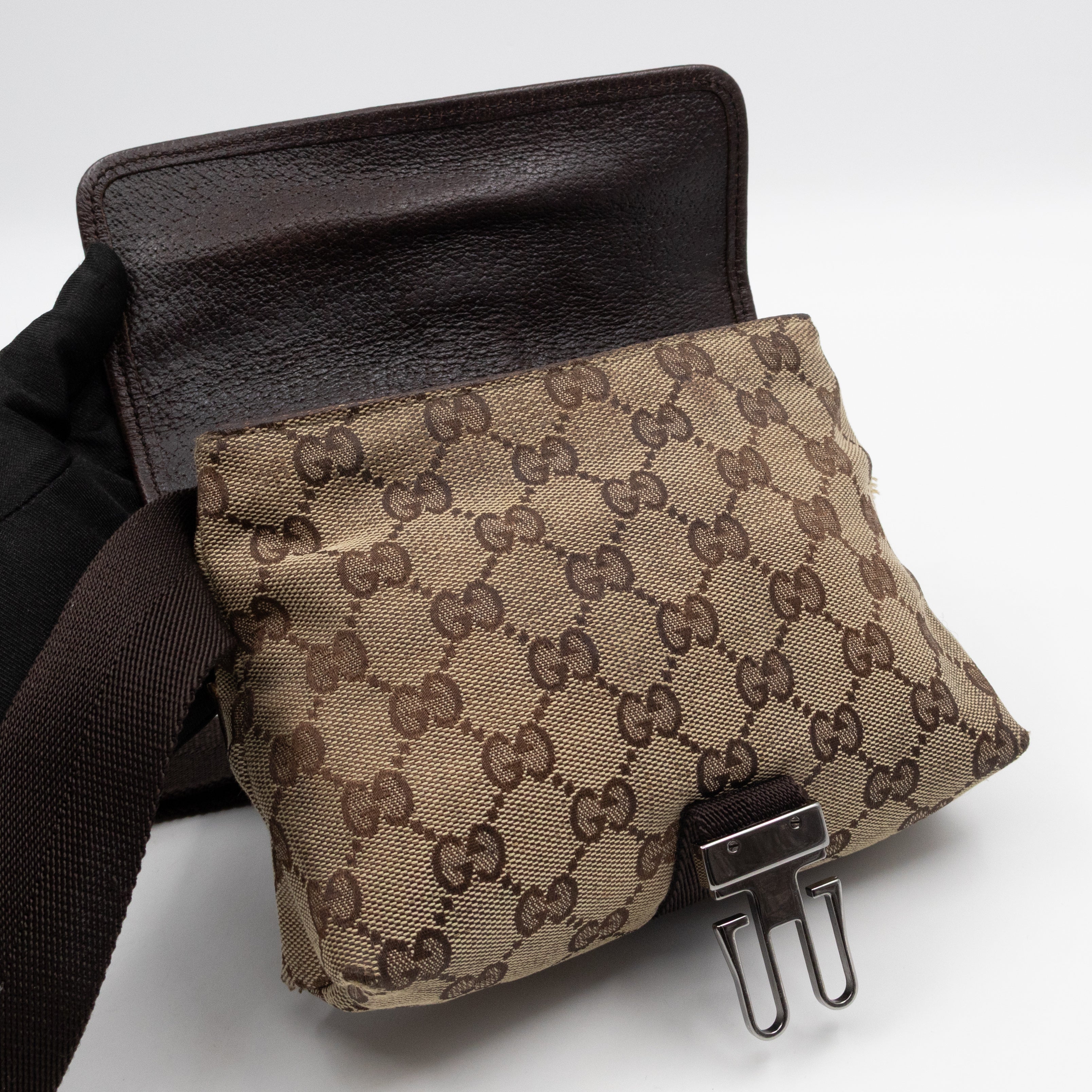 Waist Bag GG Canvas Brown