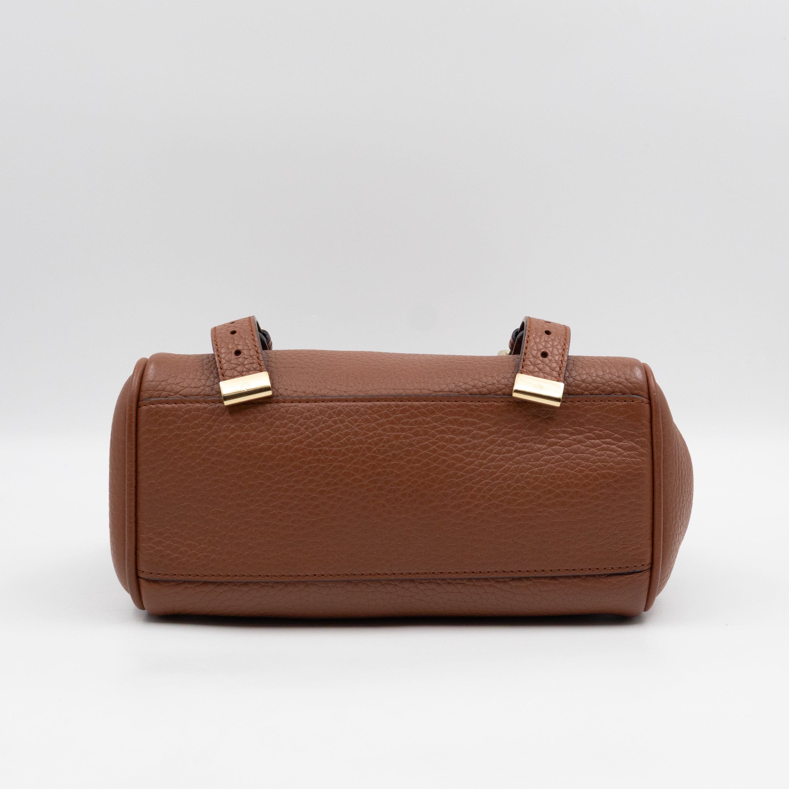 Mini Alexa Chestnut Heavy Grained Leather