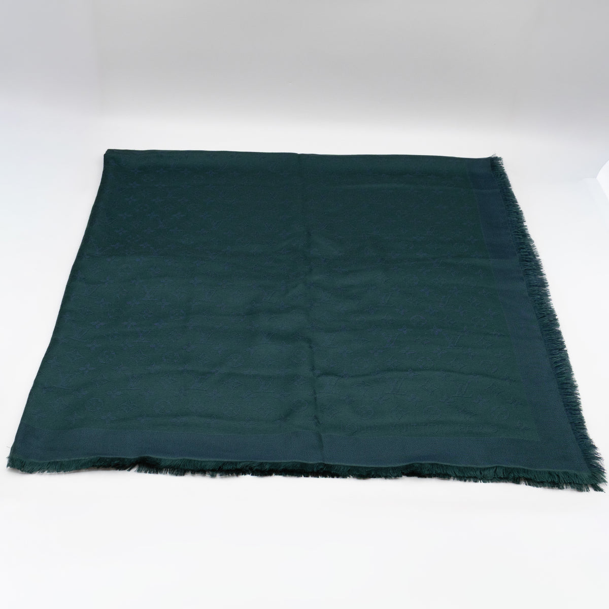 Monogram Shine Shawl Green