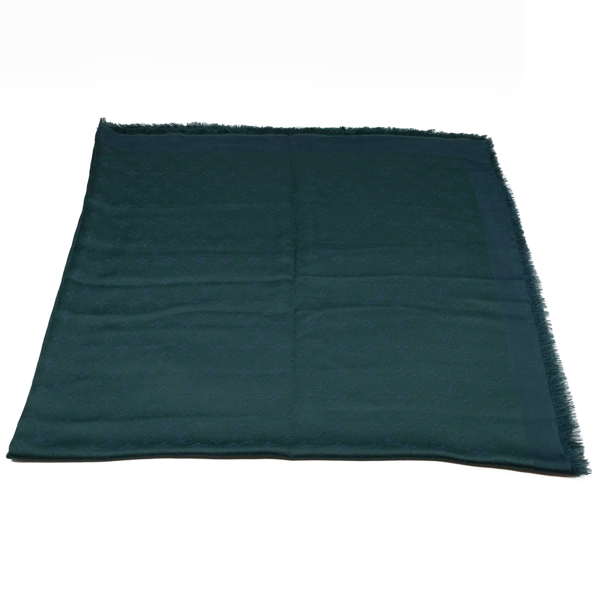 Monogram Shine Shawl Green