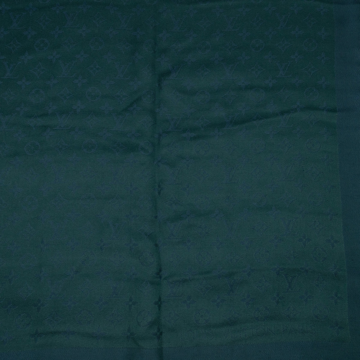 Monogram Shine Shawl Green