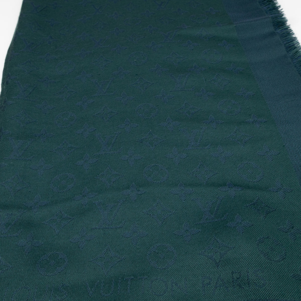 Monogram Shine Shawl Green
