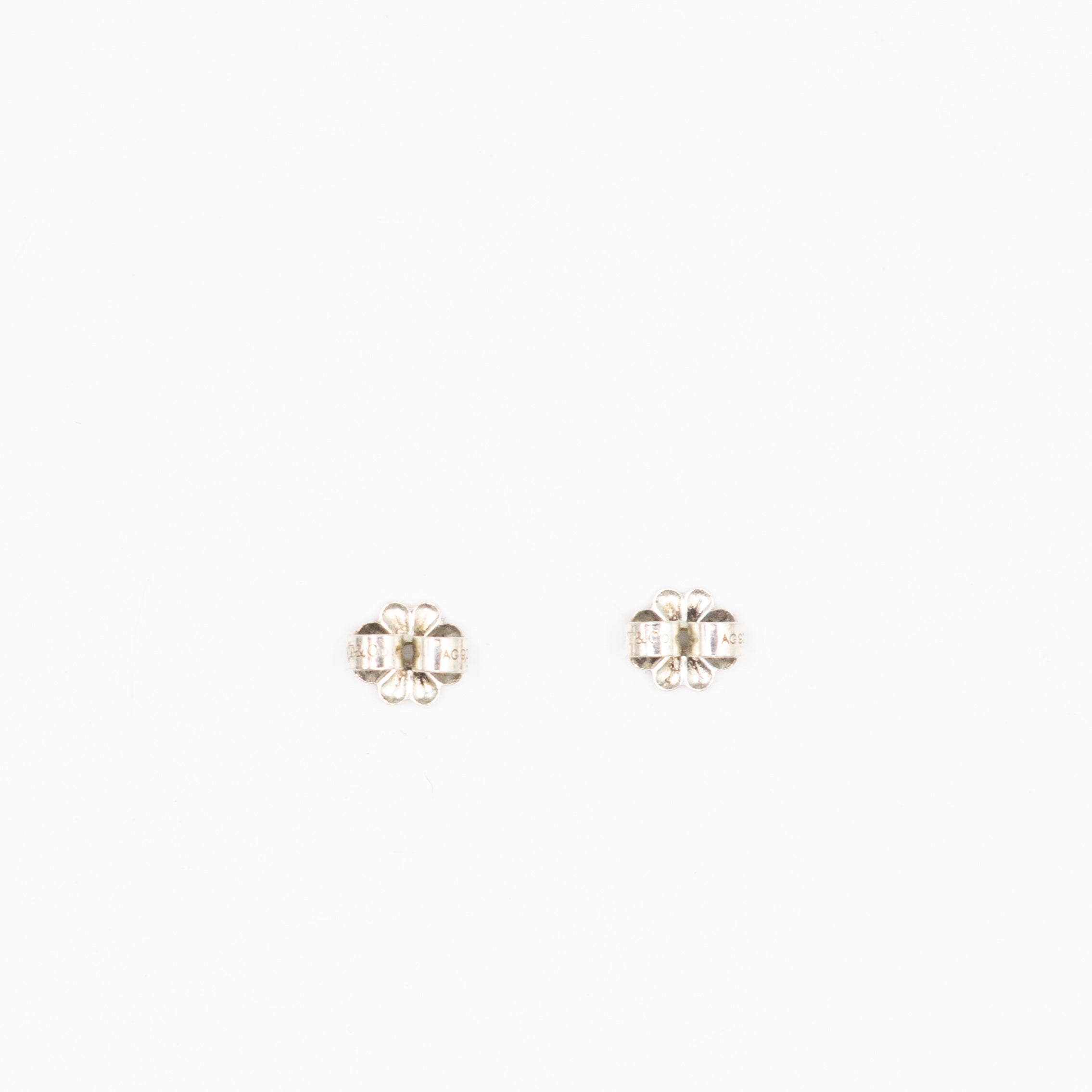 Twisted Knot Earrings Sterling Silver