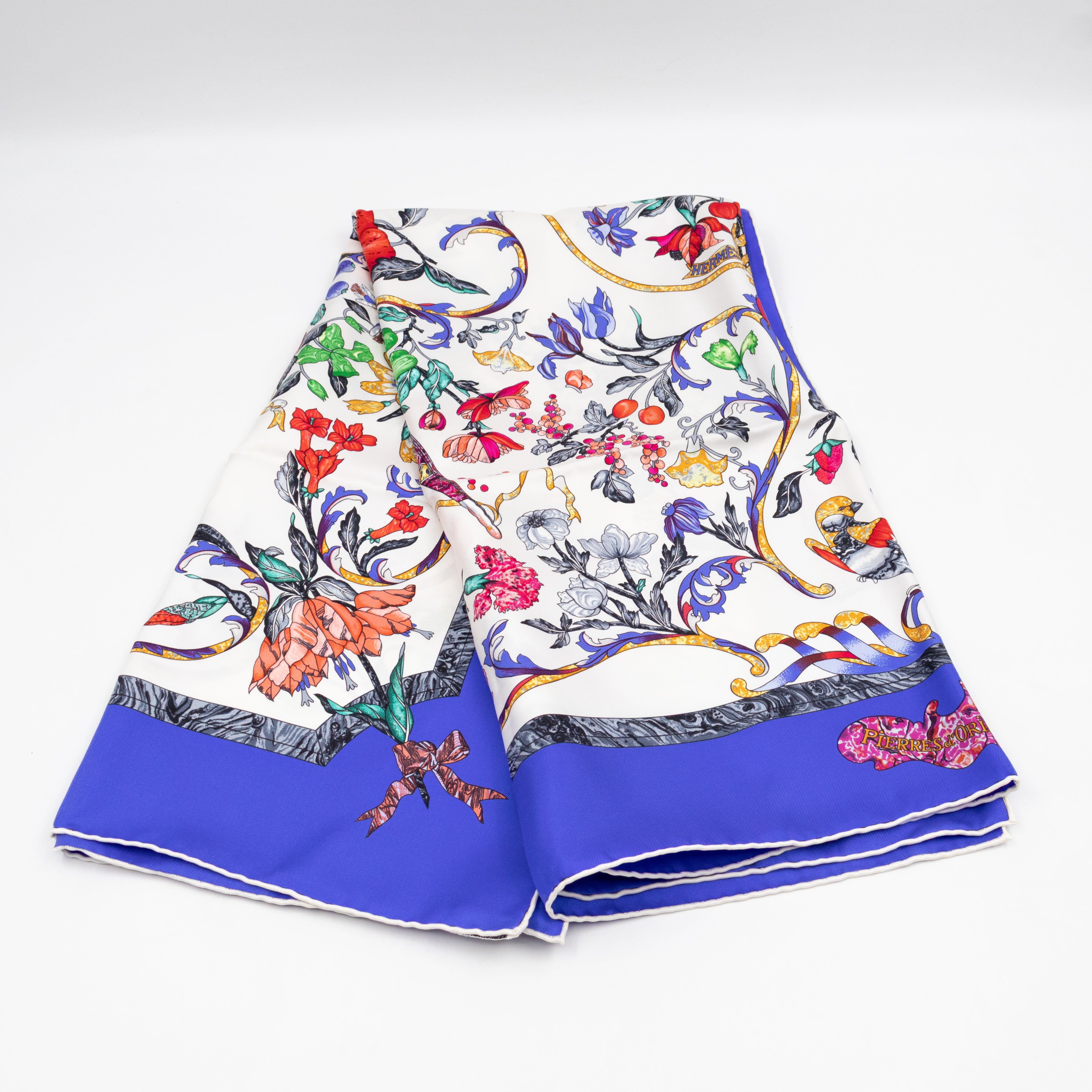Silk Scarf 90 Pierres d'Orient et d'Occident