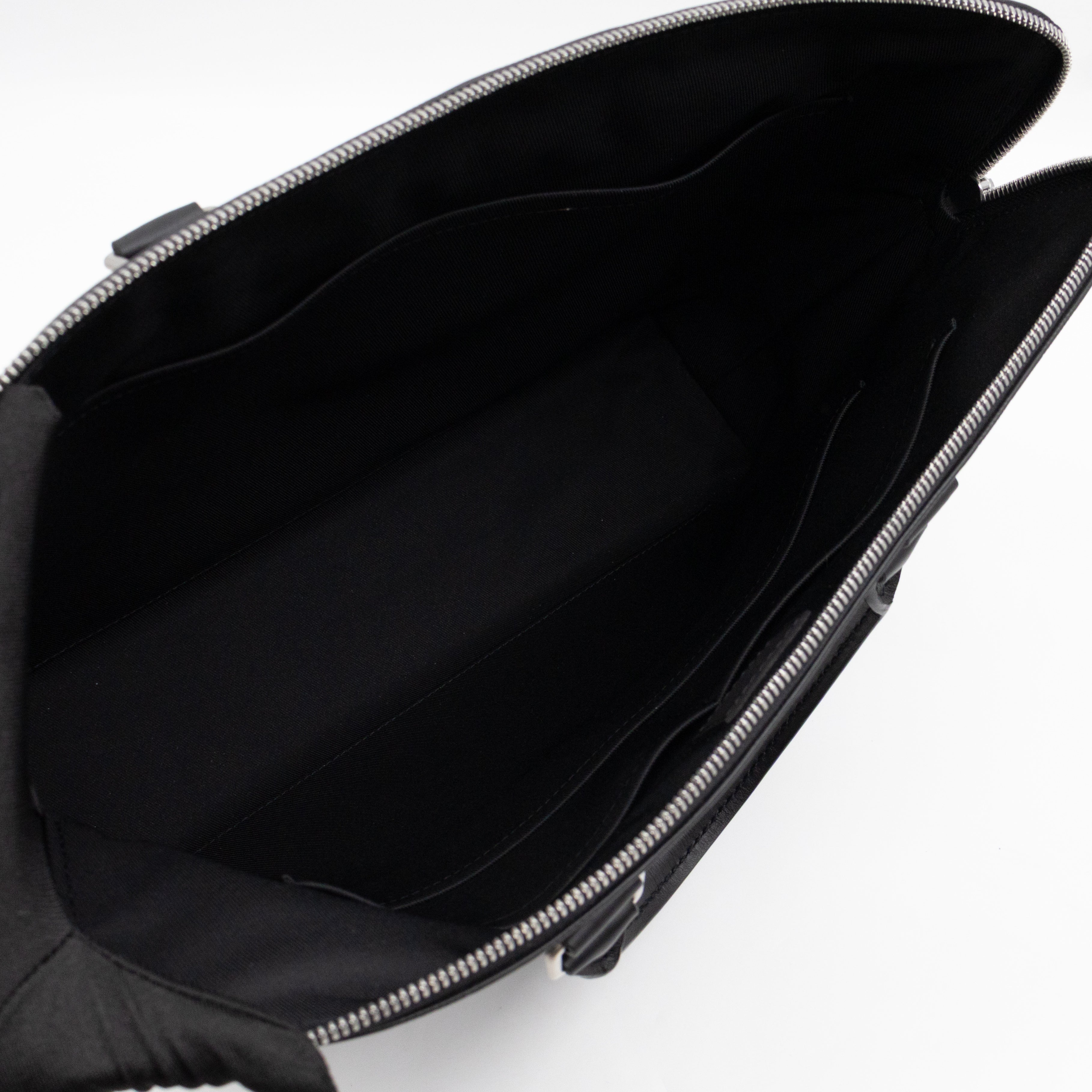 Avenue Soft Briefcase Black Damier Infini Leather