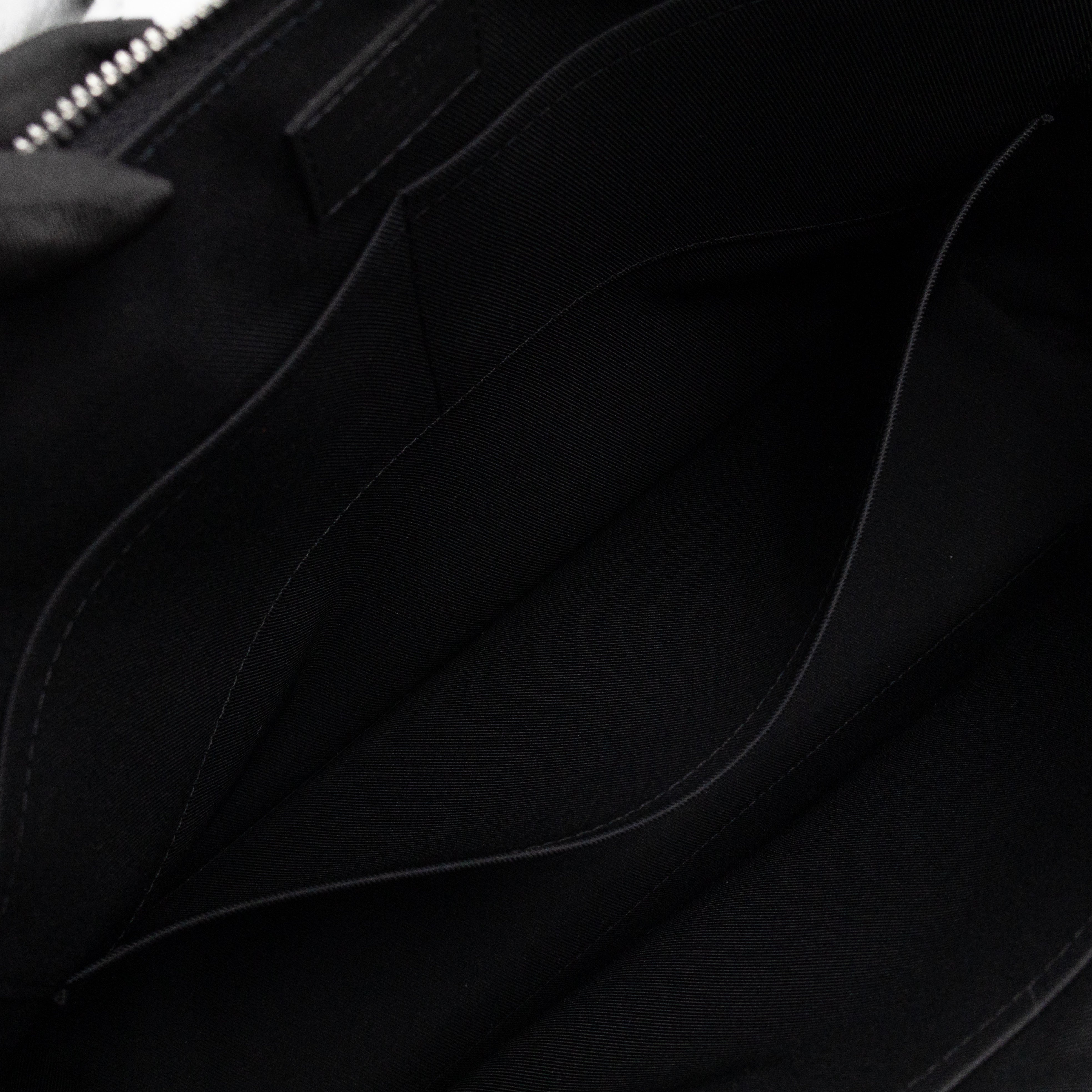 Avenue Soft Briefcase Black Damier Infini Leather