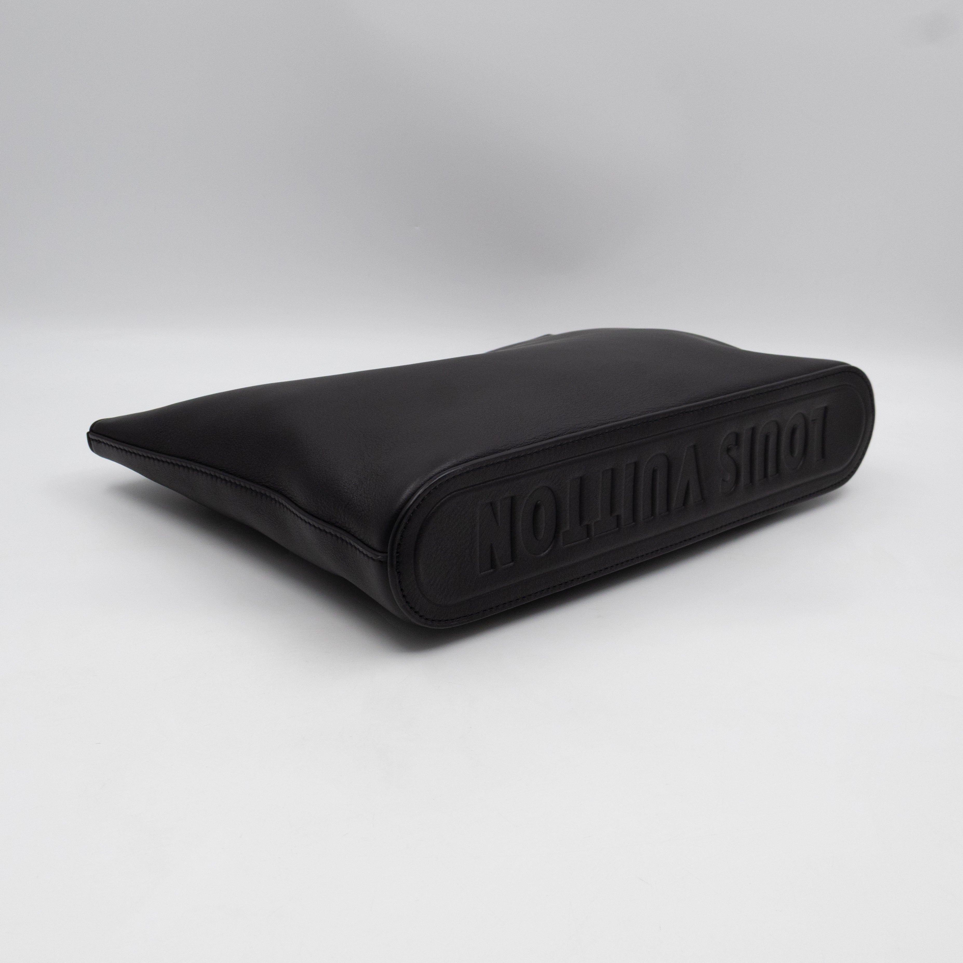 Pochette Cosmos Black Infinity Leather