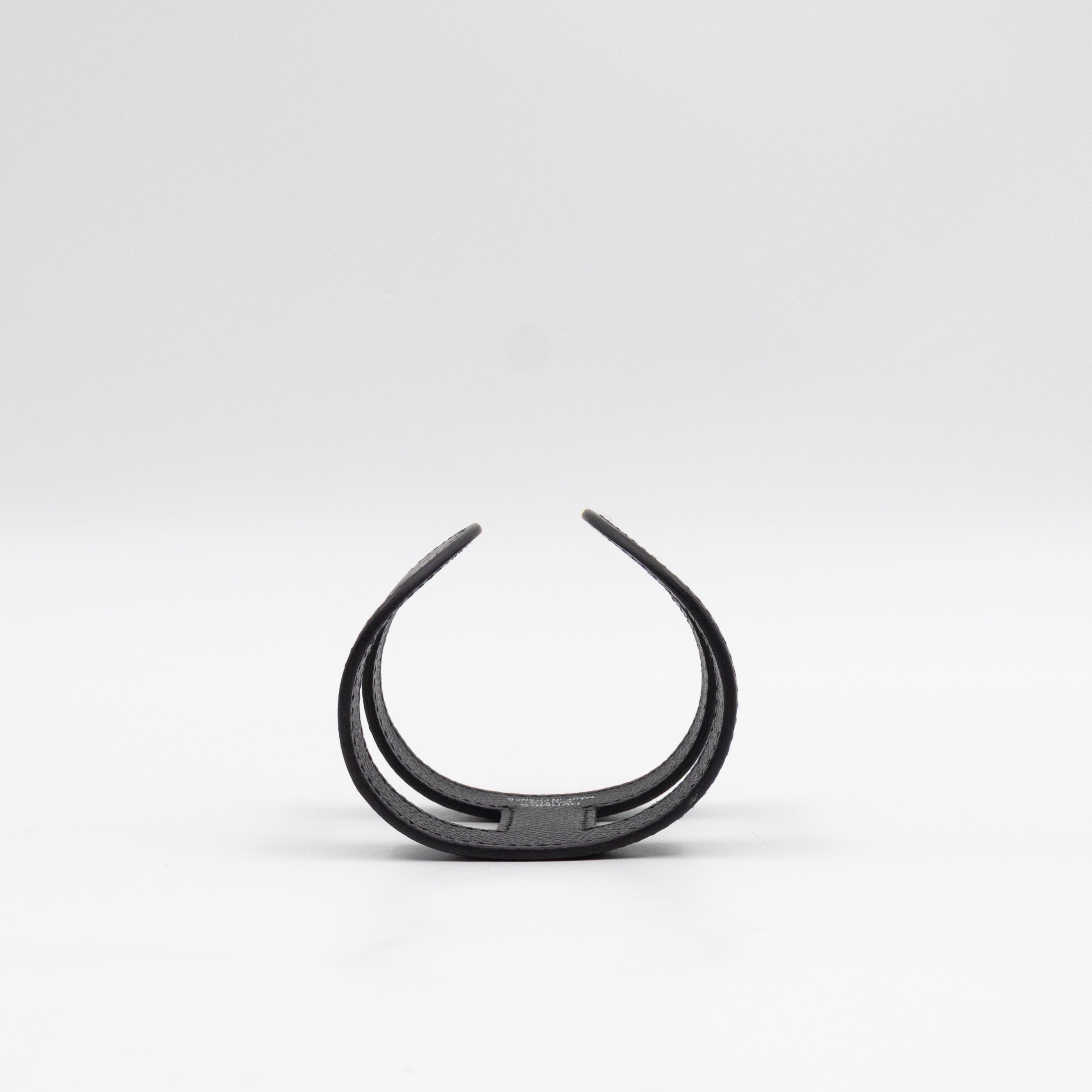 Ano Cuff Bracelet Black Leather