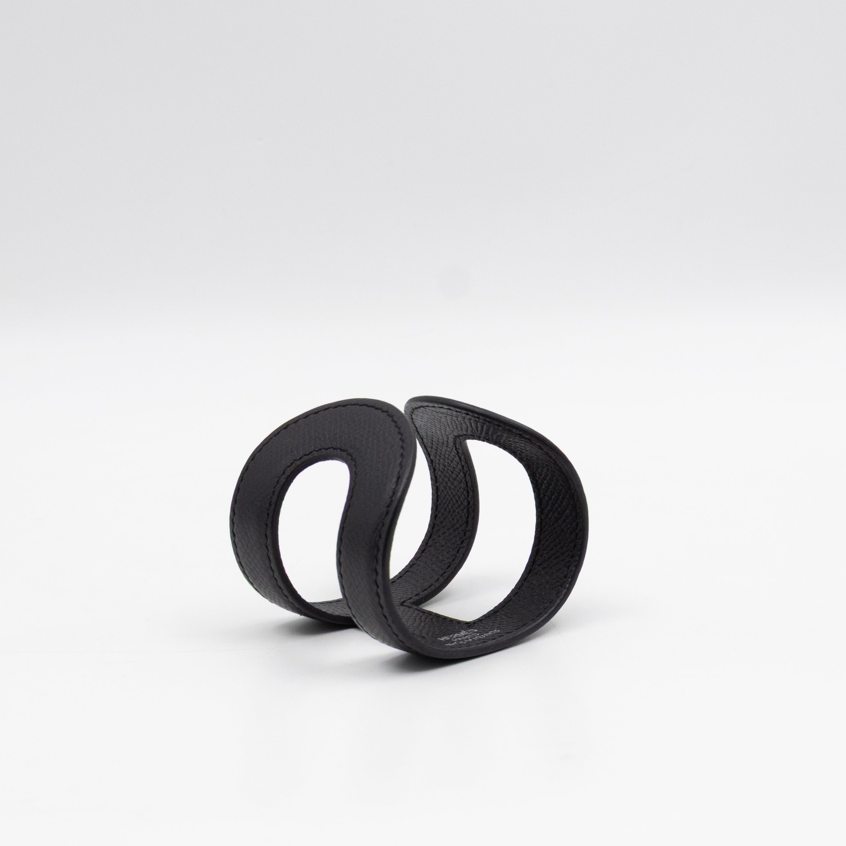 Ano Cuff Bracelet Black Leather