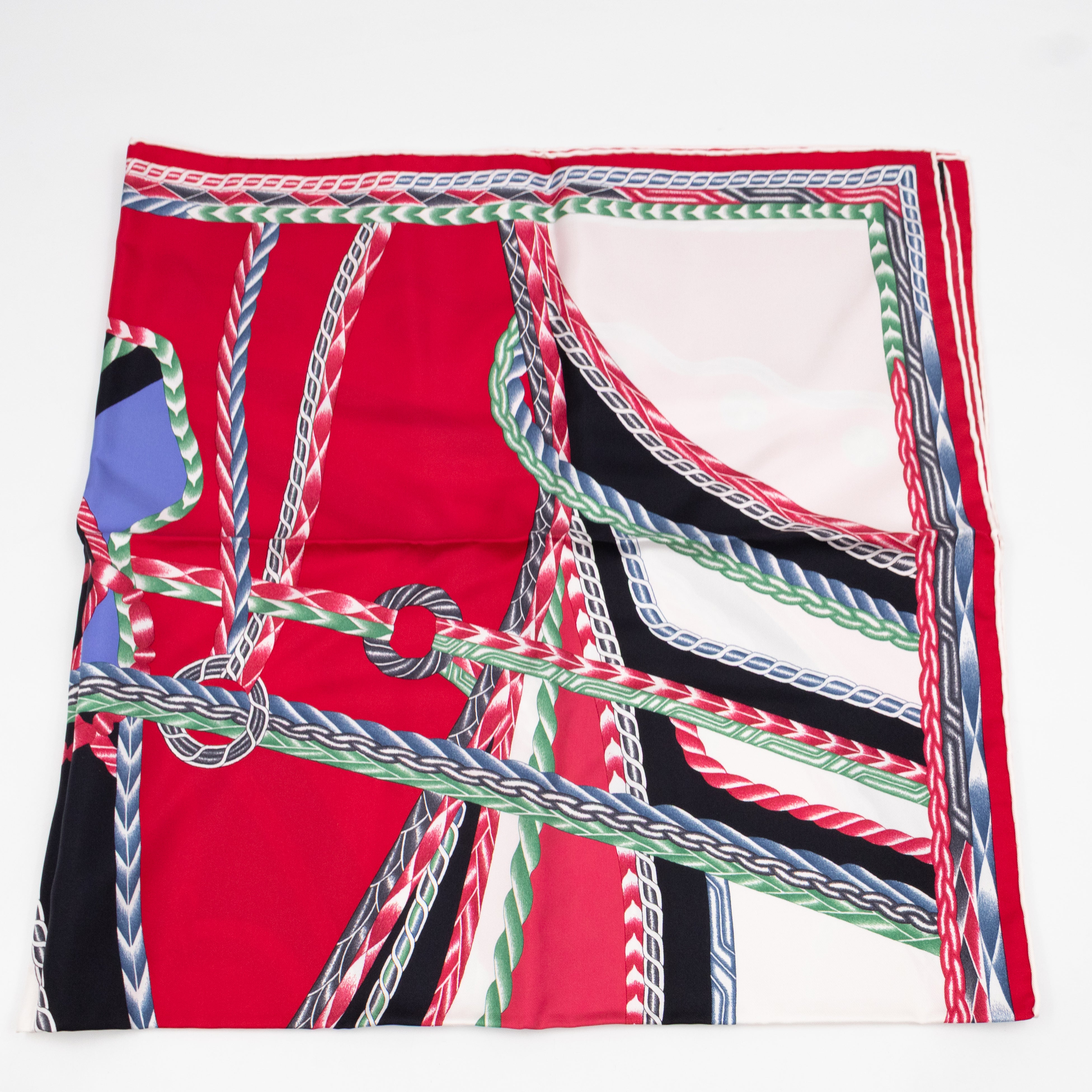 Silk Scarf 90 Robe du Soir Red