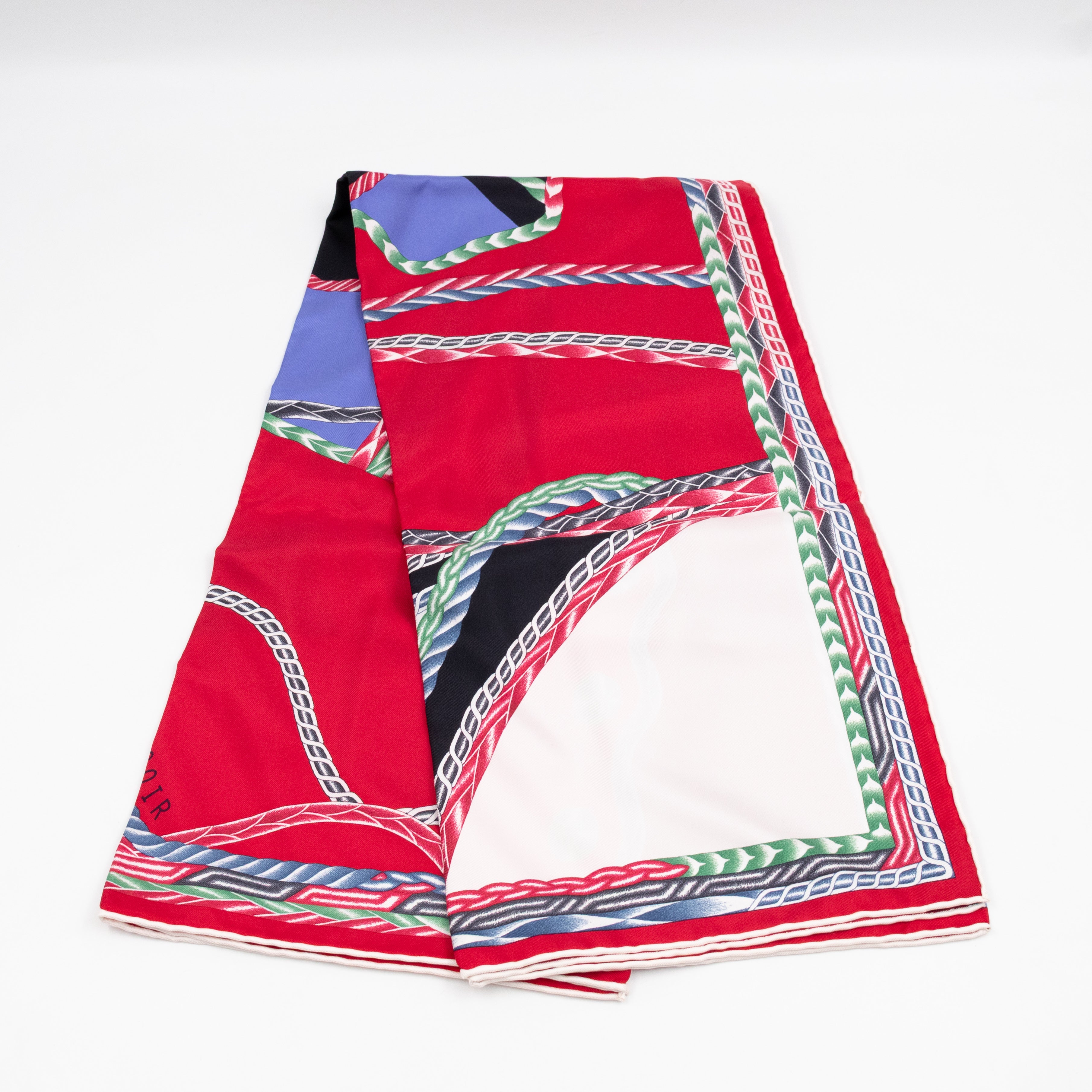Silk Scarf 90 Robe du Soir Red