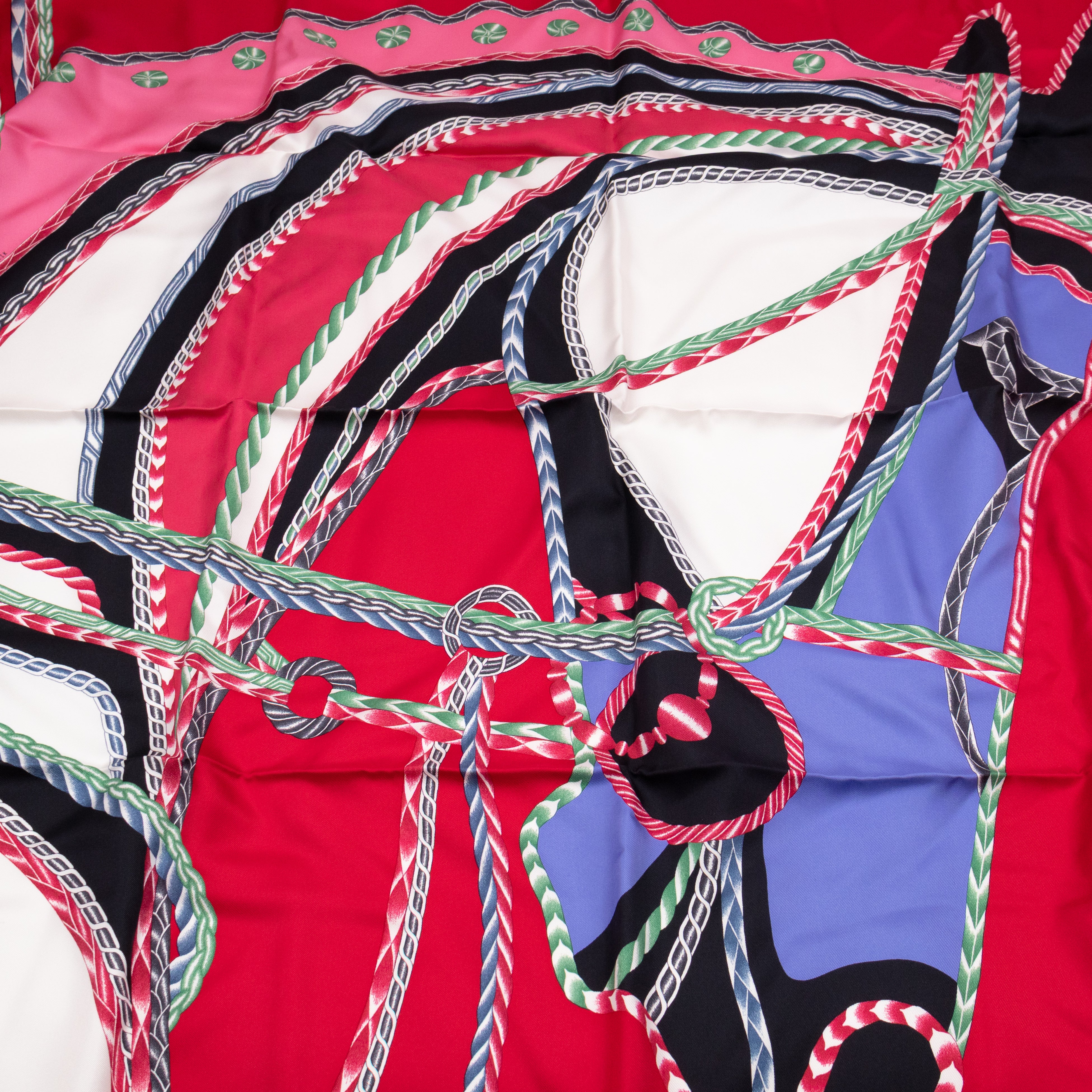 Silk Scarf 90 Robe du Soir Red